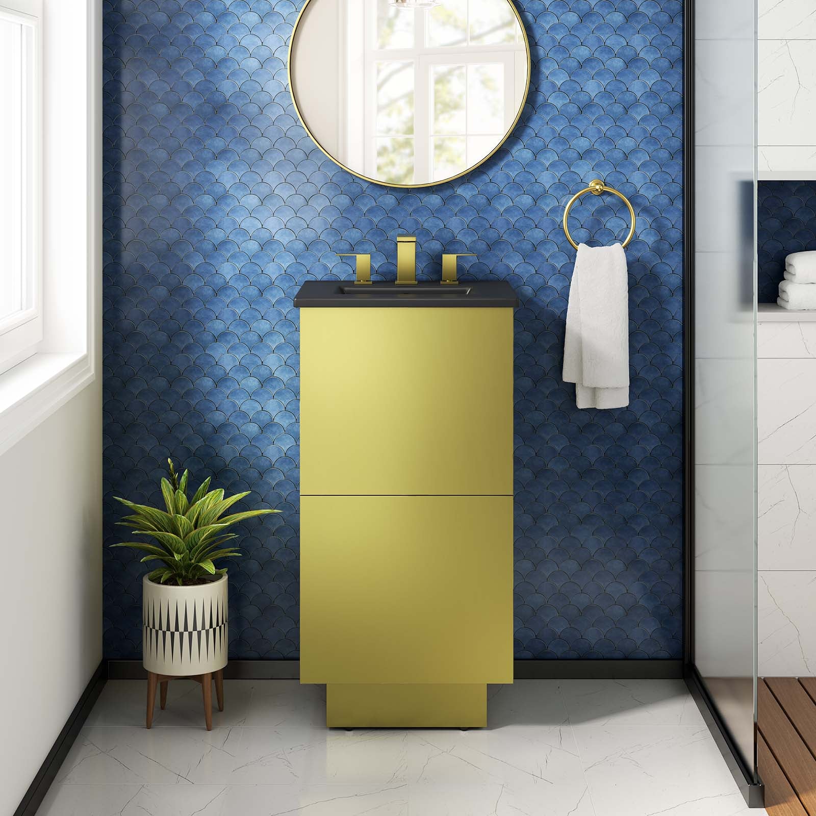 Quantum 18" Bathroom Vanity-Bathroom Vanity-Modway-Wall2Wall Furnishings
