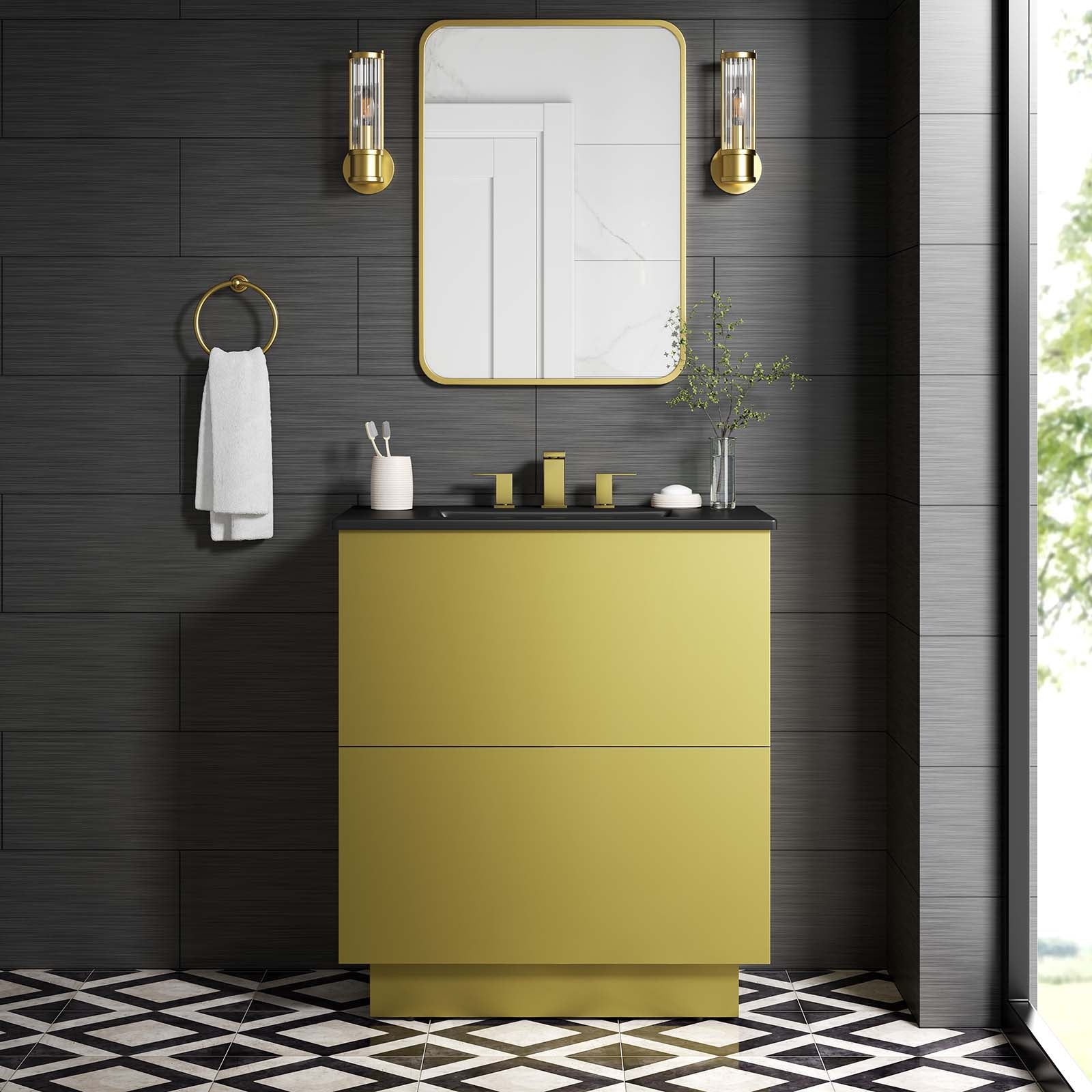 Quantum 30" Bathroom Vanity-Bathroom Vanity-Modway-Wall2Wall Furnishings