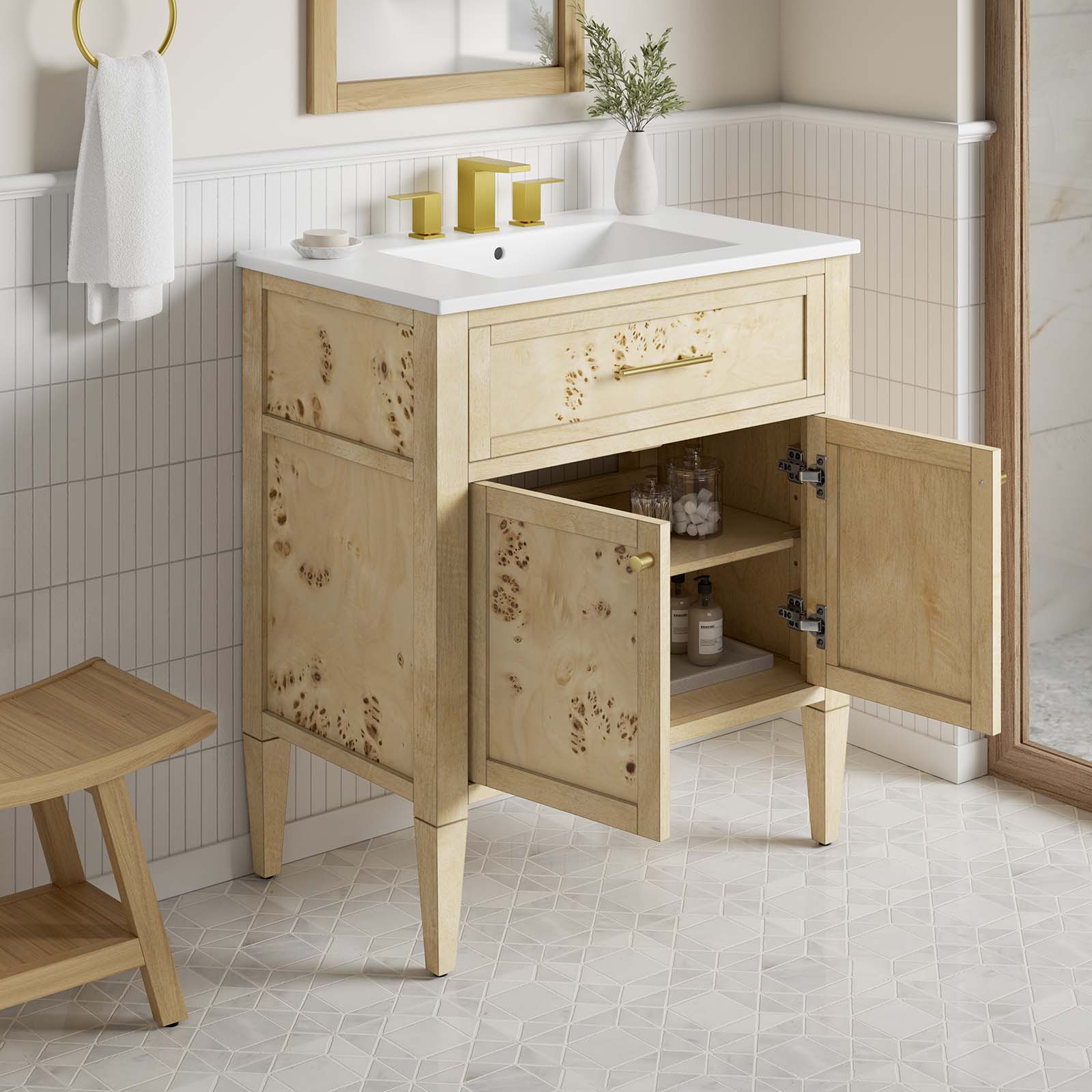 Elysian 30" Wood Bathroom Vanity-Bathroom Vanity-Modway-Wall2Wall Furnishings