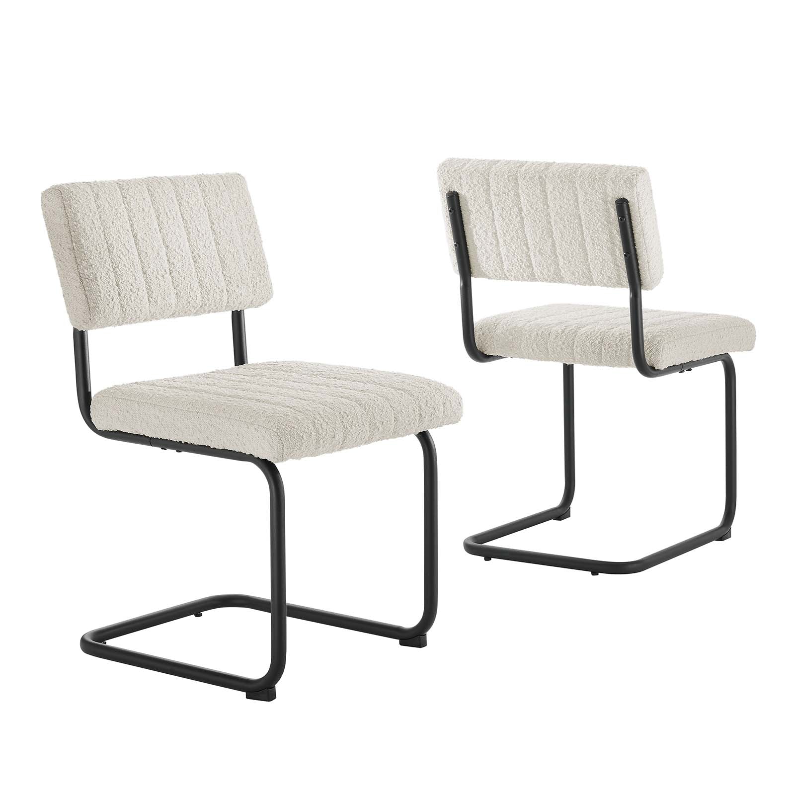 Parity Boucle Dining Side Chairs - Set of 2-Dining Chair-Modway-Wall2Wall Furnishings