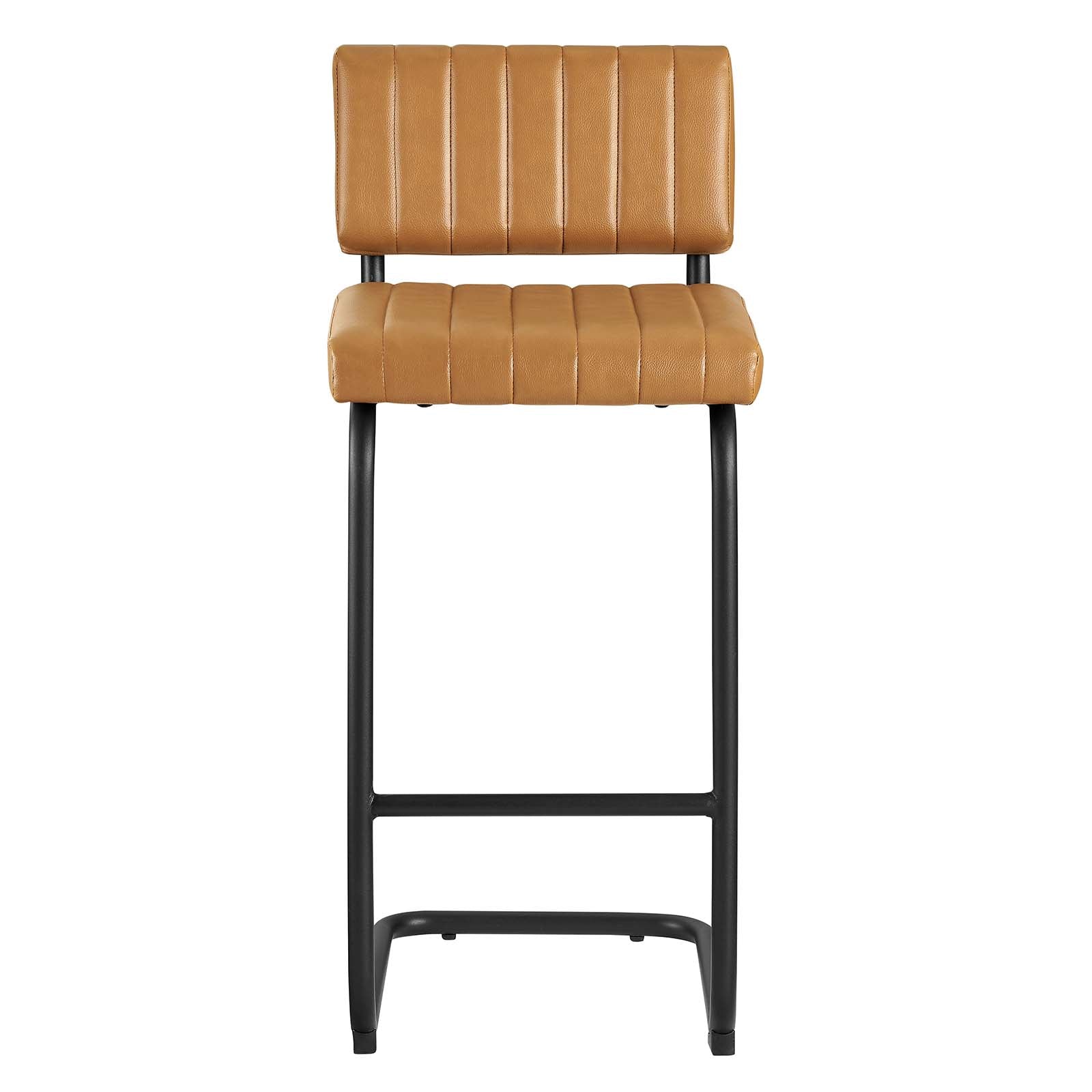 Parity Vegan Leather Counter Stools - Set of 2-Dining Chair-Modway-Wall2Wall Furnishings
