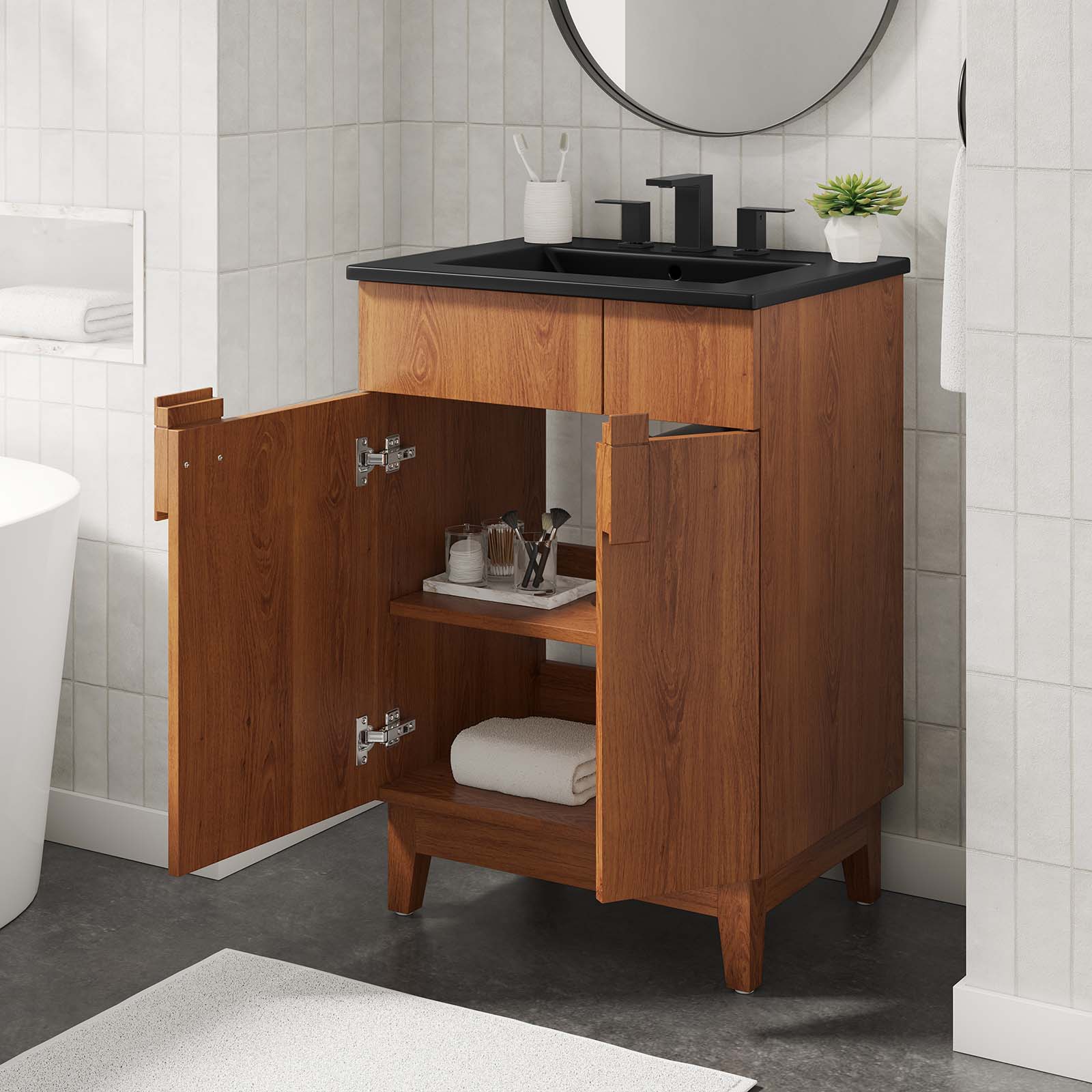 Miles 24” Bathroom Vanity-Bathroom Vanity-Modway-Wall2Wall Furnishings