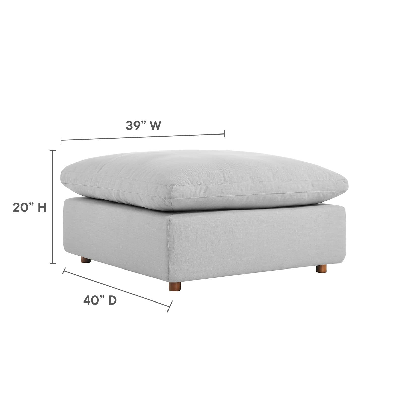 Commix Down Filled Overstuffed Sectional Sofa-Sectional-Modway-Wall2Wall Furnishings