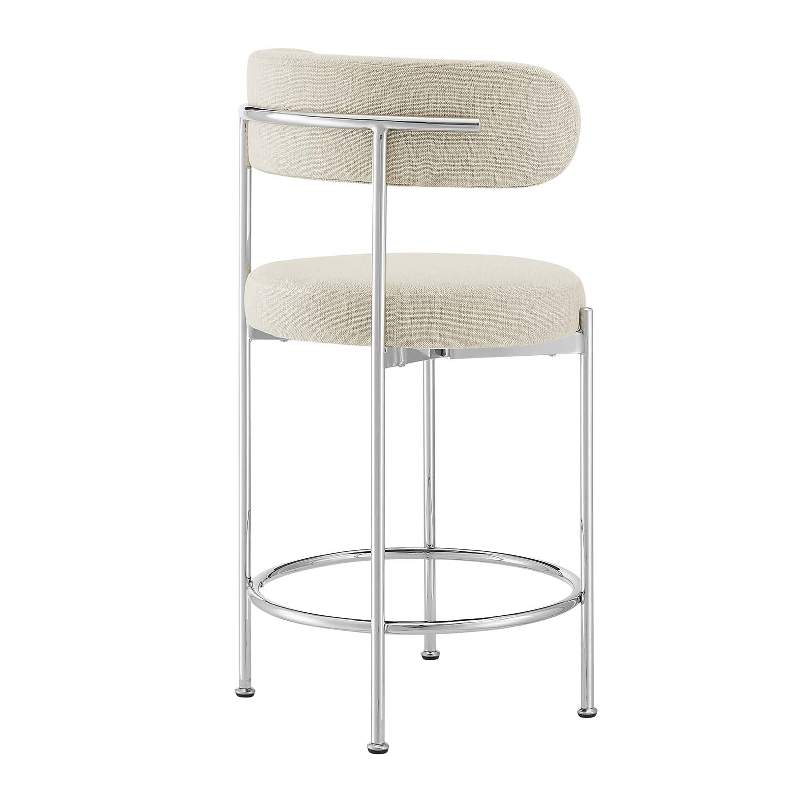 Albie Fabric Counter Stools - Set of 2-Counter Stool-Modway-Wall2Wall Furnishings
