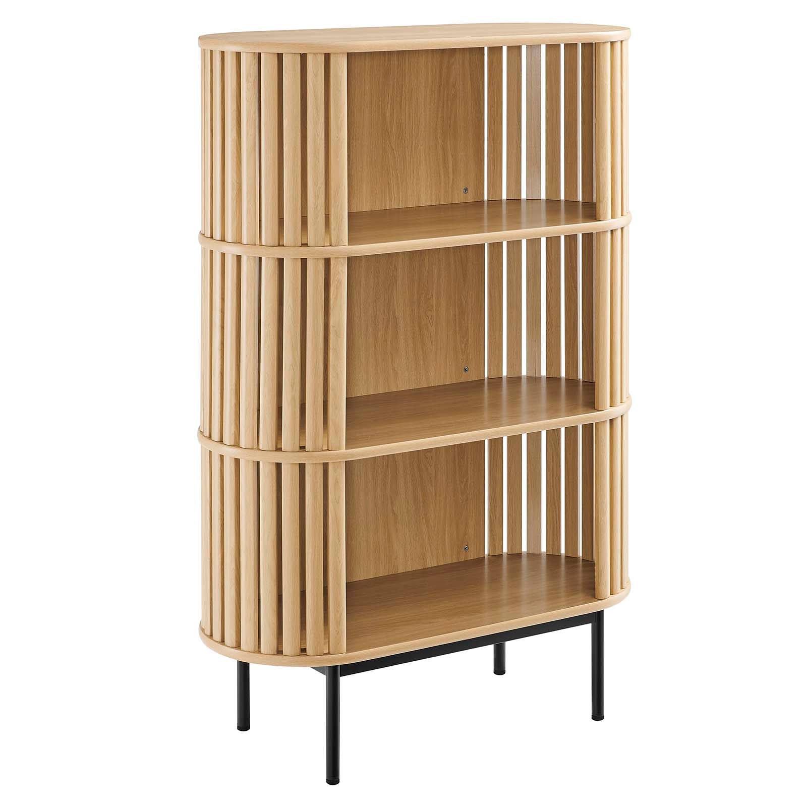 Fortitude Three Tier Display Cabinet-Cabinet-Modway-Wall2Wall Furnishings