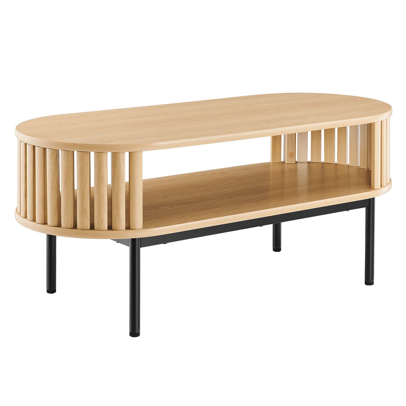 Fortitude Wood Coffee Table-Table-Modway-Wall2Wall Furnishings