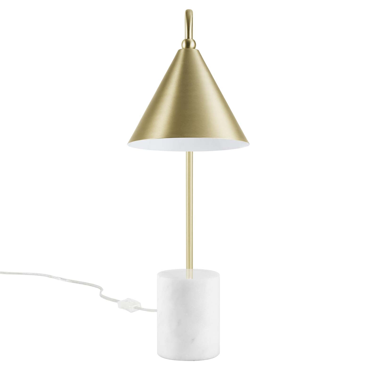 Ayla Marble Base Table Lamp-Table Lamp-Modway-Wall2Wall Furnishings