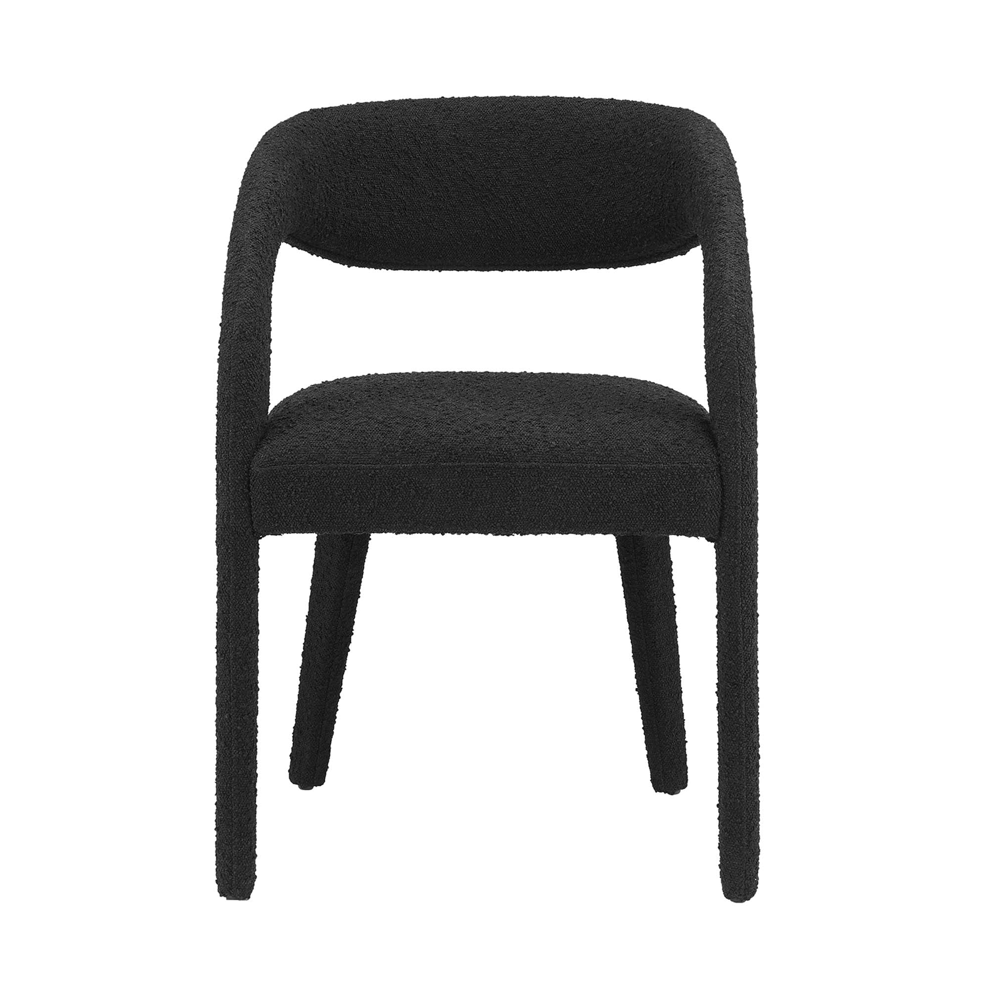 Pinnacle Boucle Upholstered Dining Chair Set of 2