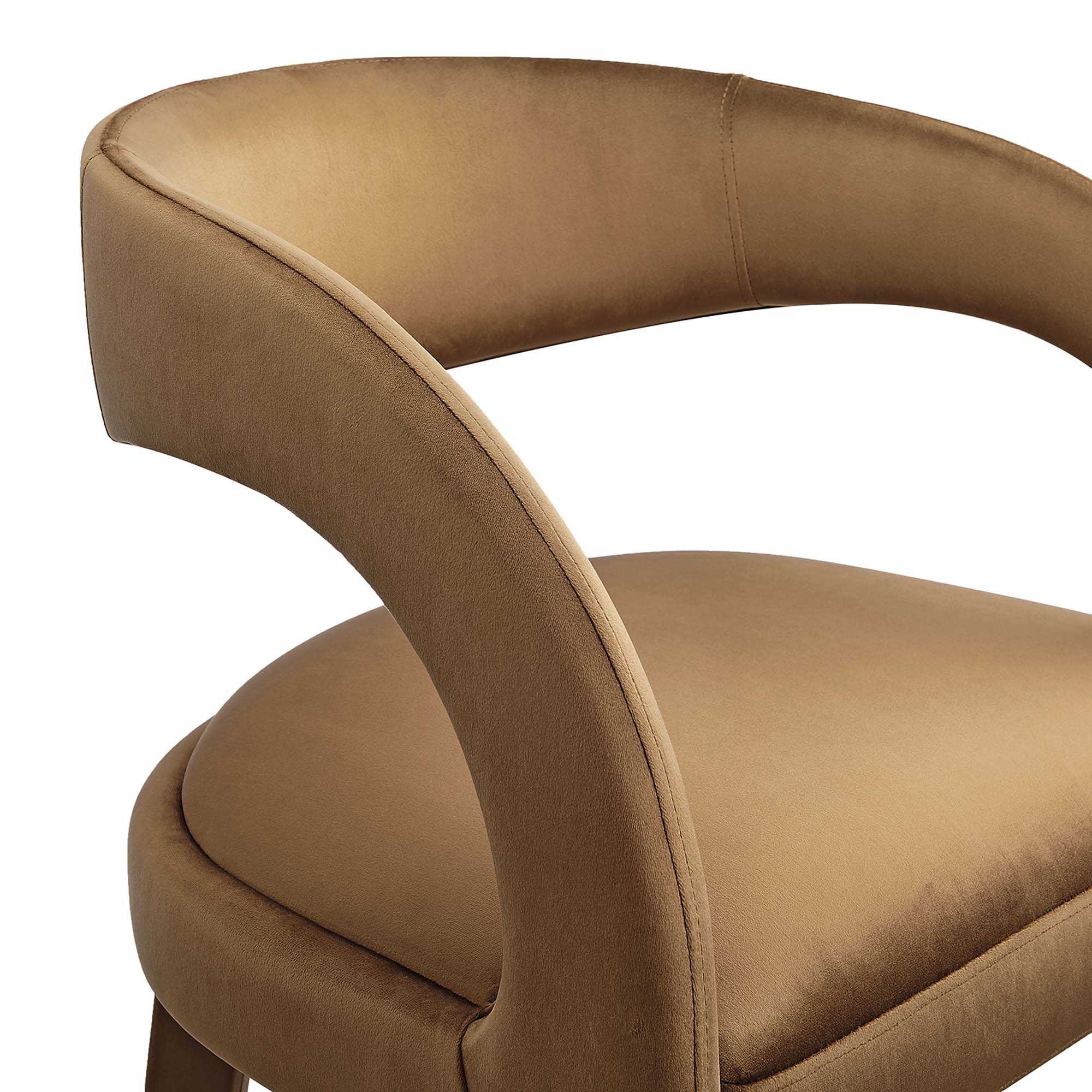 Pinnacle Performance Velvet Bar Stool Set of 2