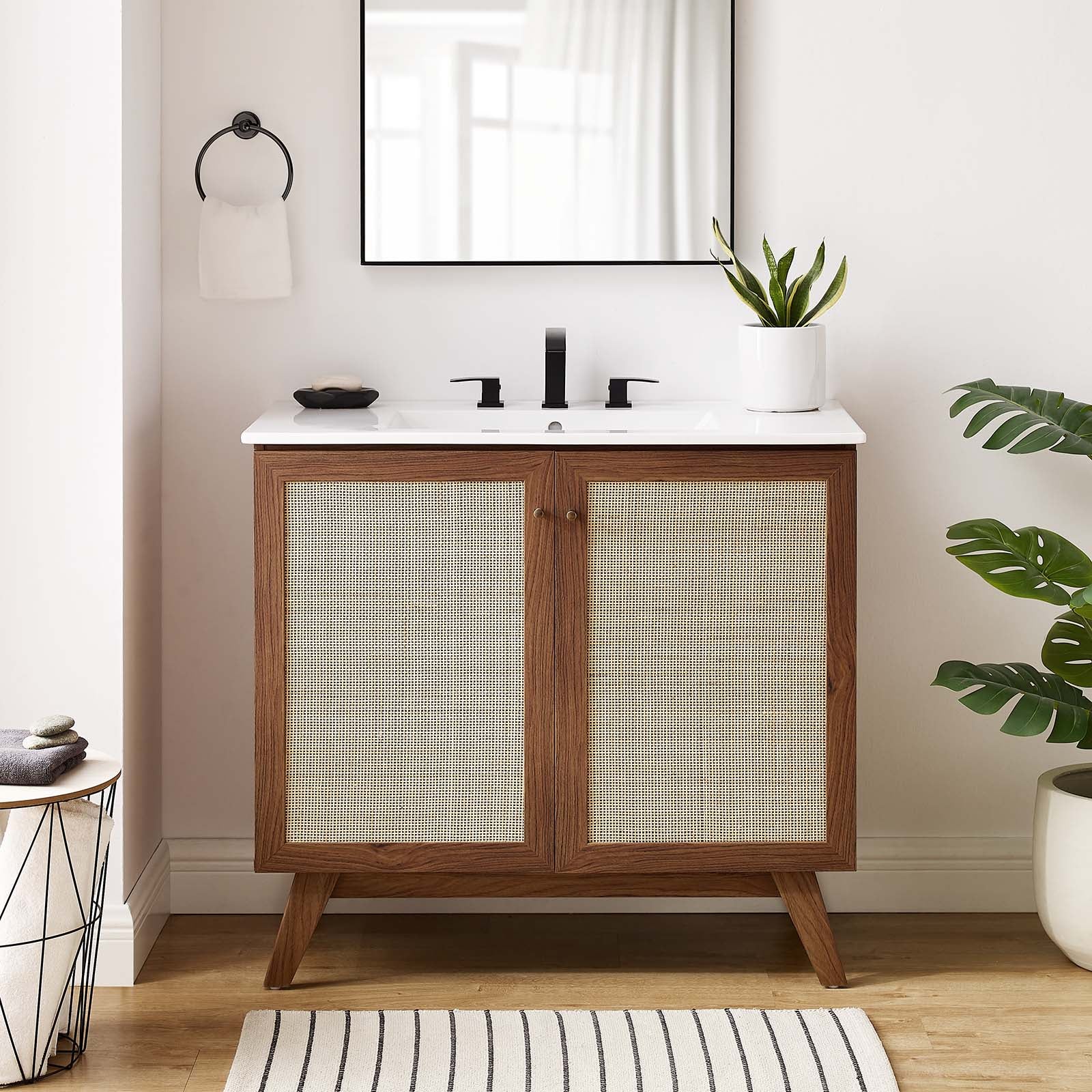 Soma 36” Bathroom Vanity Cabinet (Sink Basin Not Included)-Bathroom Vanity-Modway-Wall2Wall Furnishings