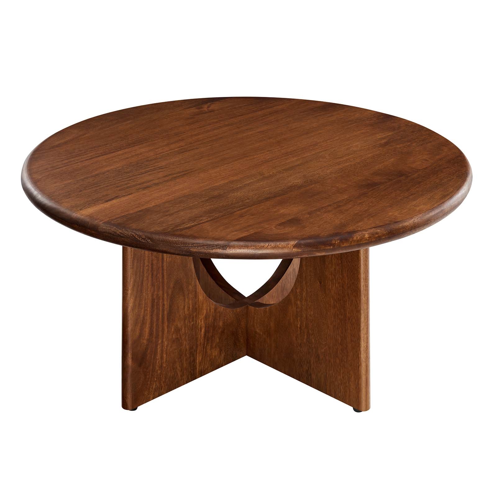 Rivian Round 34" Coffee Table-Coffee Table-Modway-Wall2Wall Furnishings