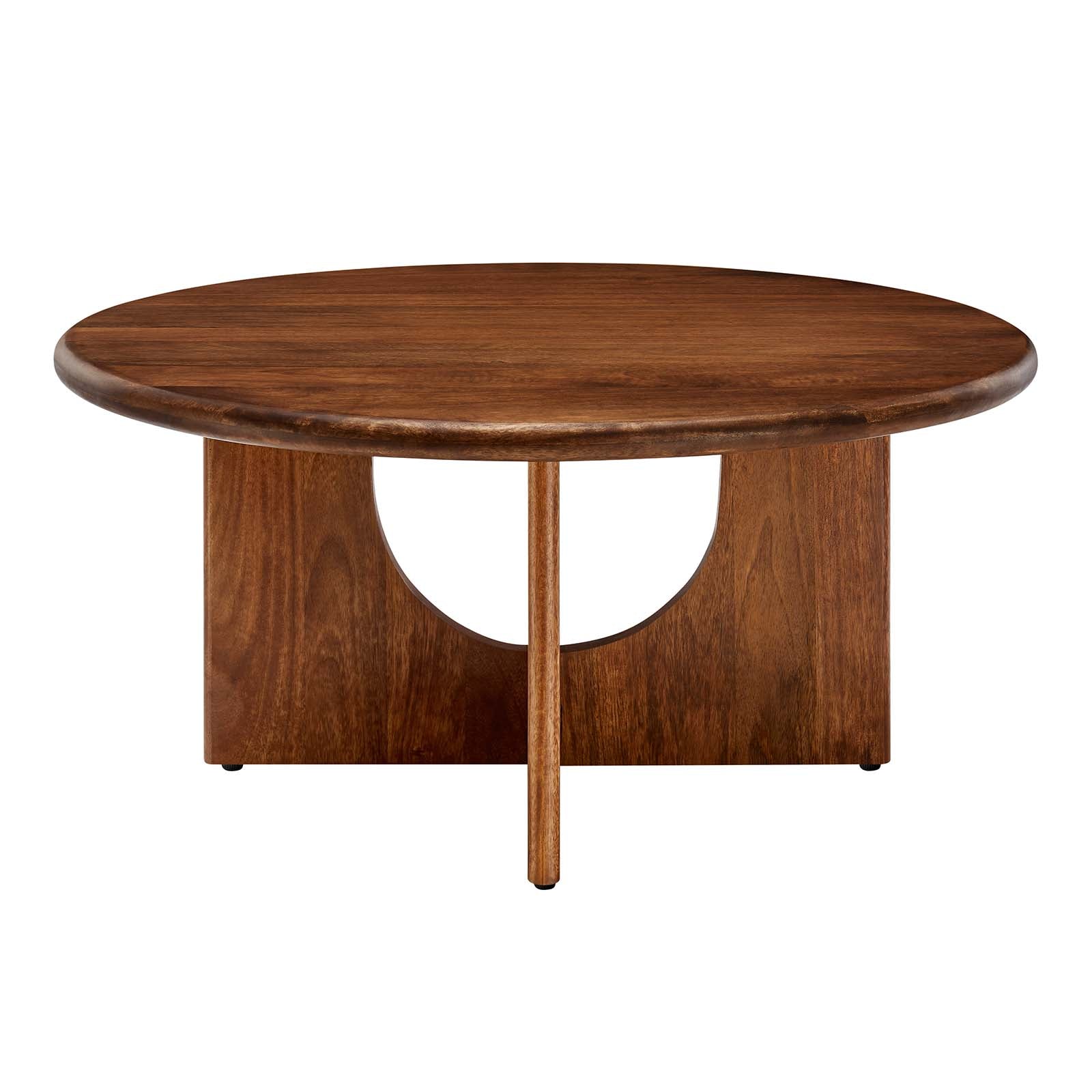 Rivian Round 34" Coffee Table-Coffee Table-Modway-Wall2Wall Furnishings