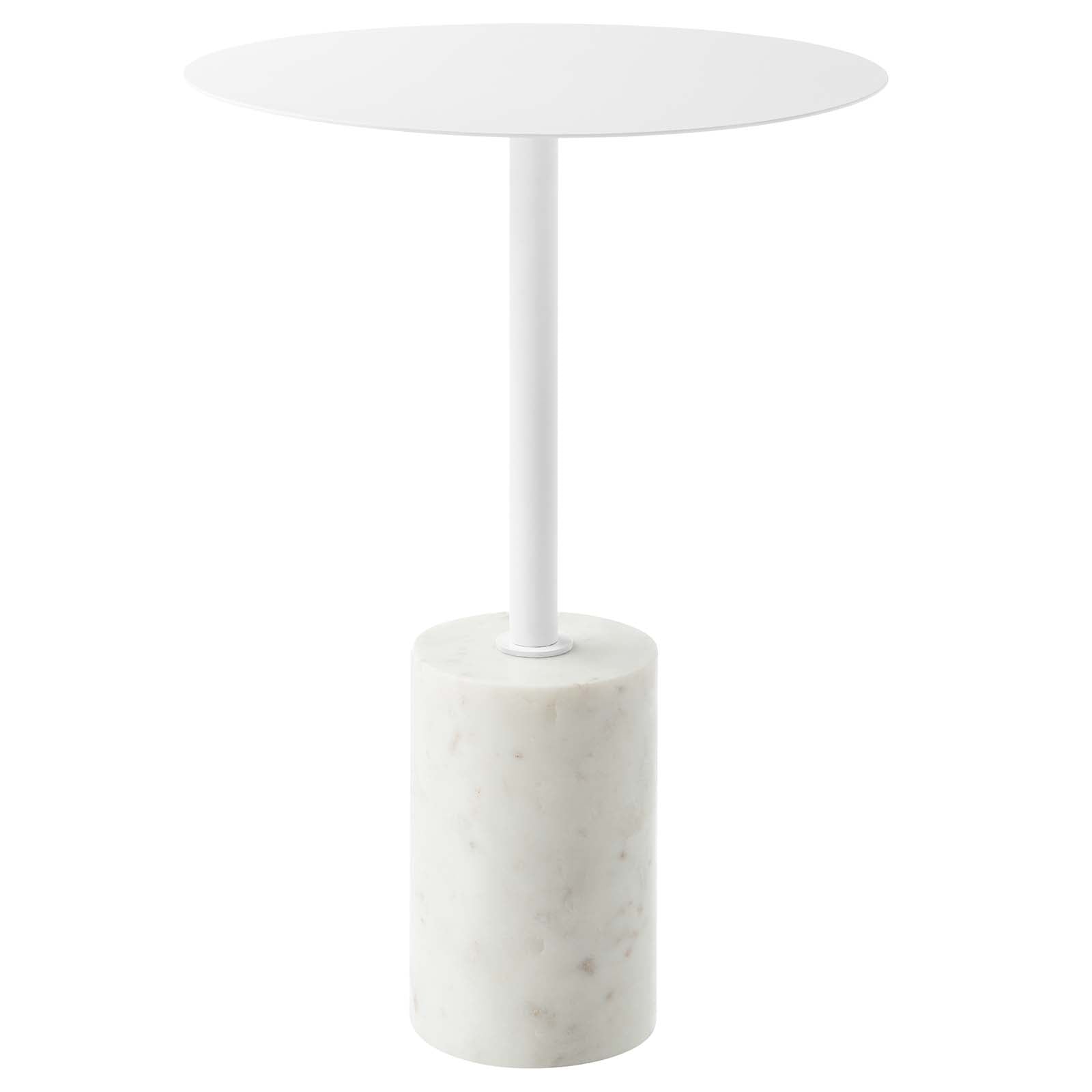 Lyric Round Side Table-Table-Modway-Wall2Wall Furnishings
