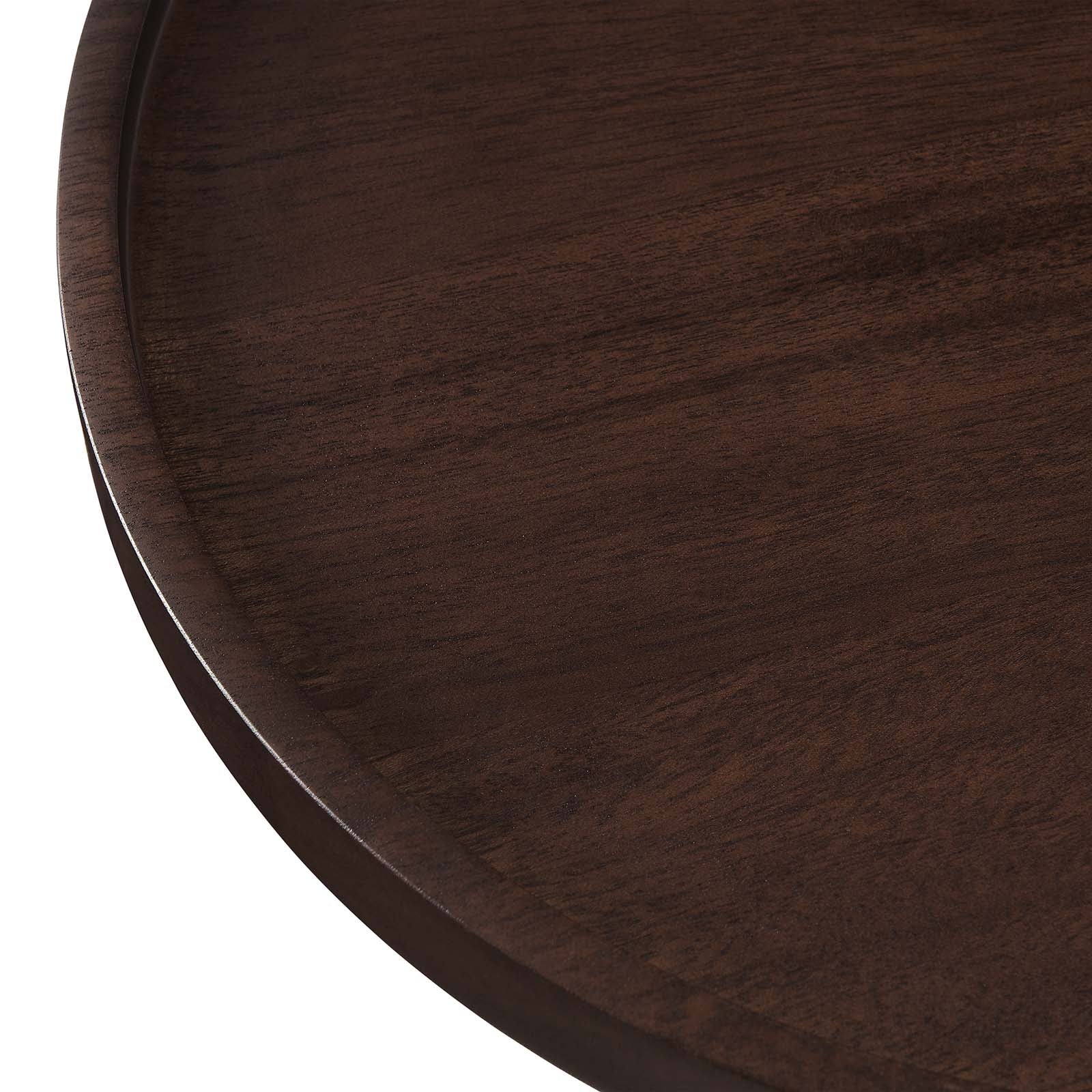 Amina Round Acacia Wood Side Table-Table-Modway-Wall2Wall Furnishings
