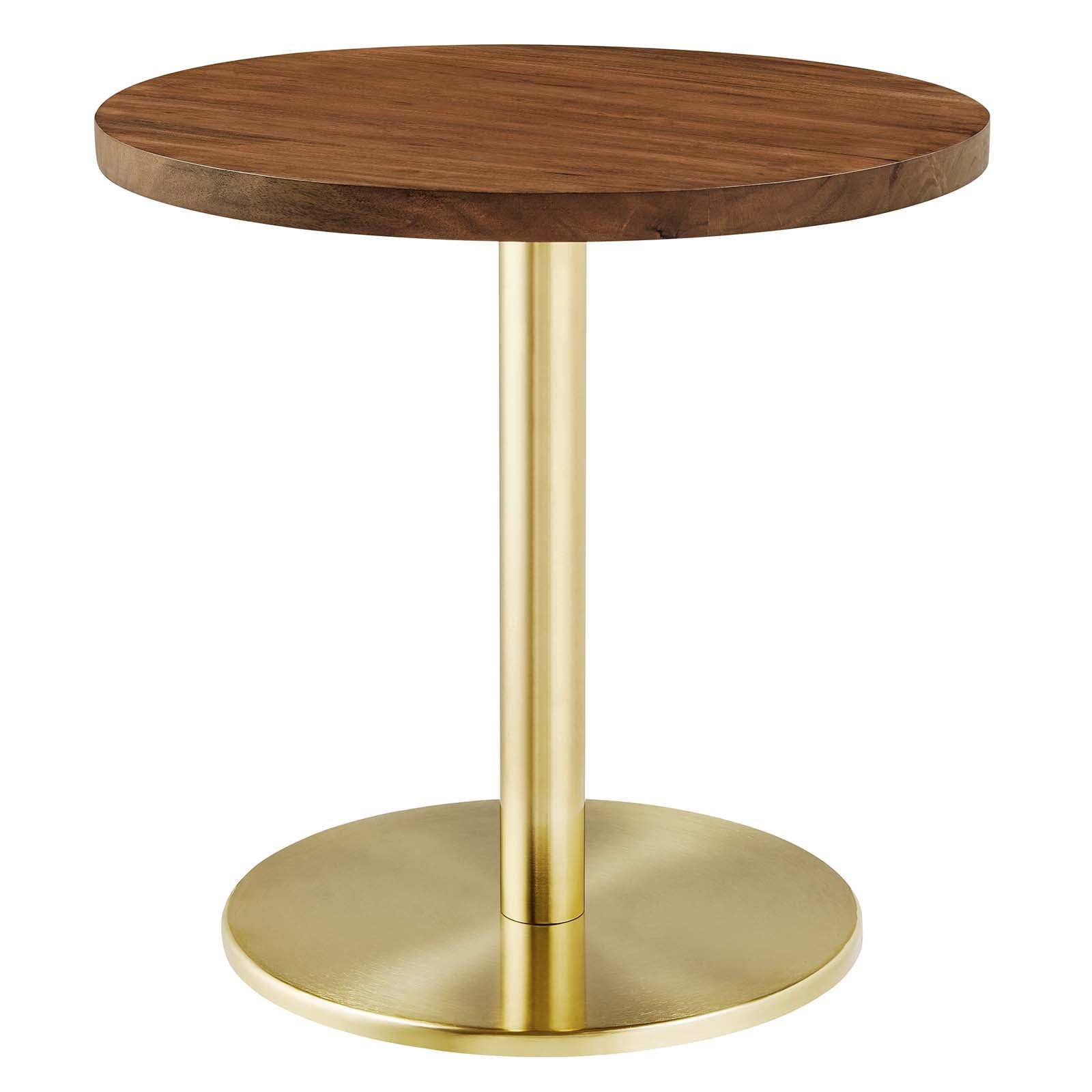Viva Round Acacia Wood Side Table-Table-Modway-Wall2Wall Furnishings
