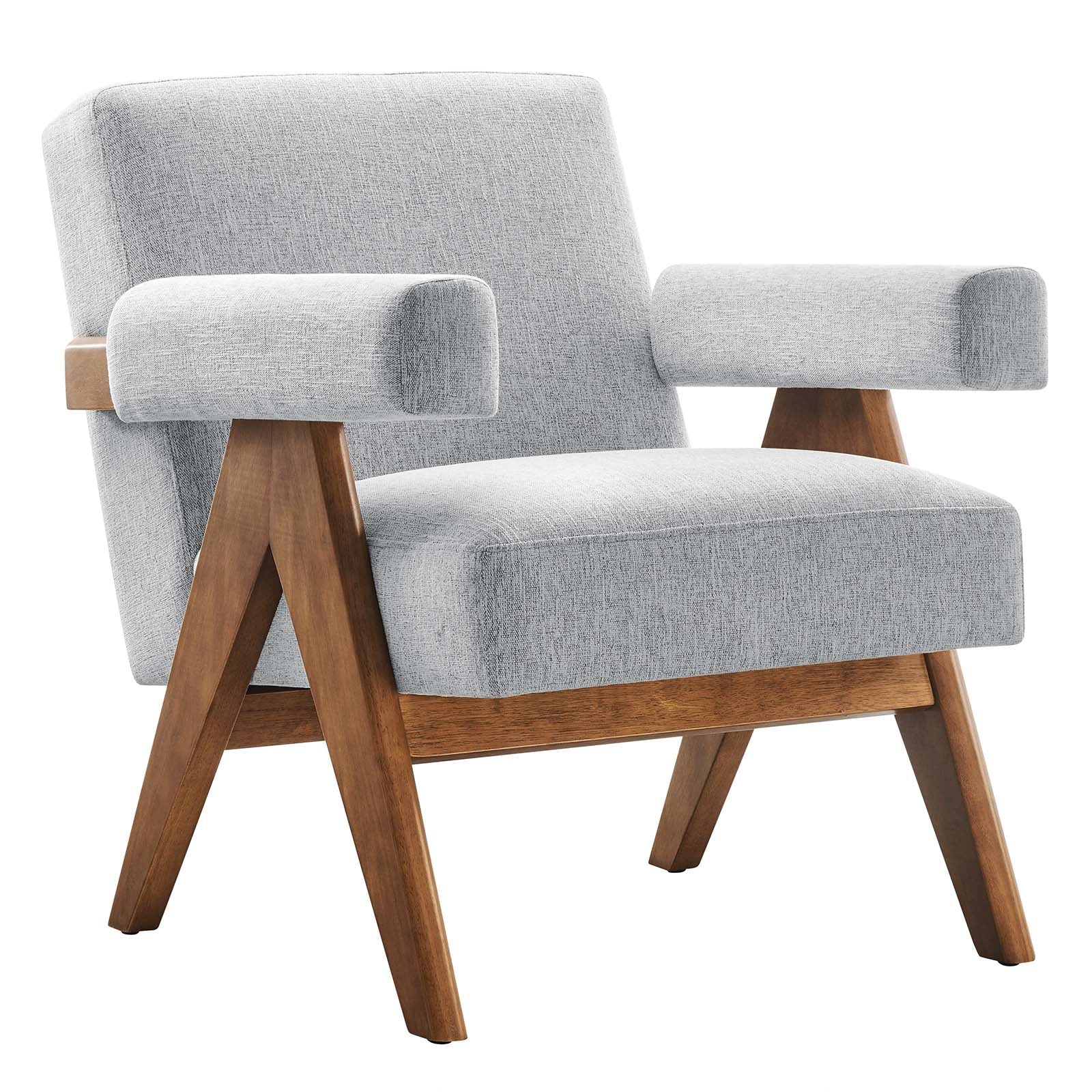 Lyra Fabric Armchair - Set of 2-Sofa Set-Modway-Wall2Wall Furnishings