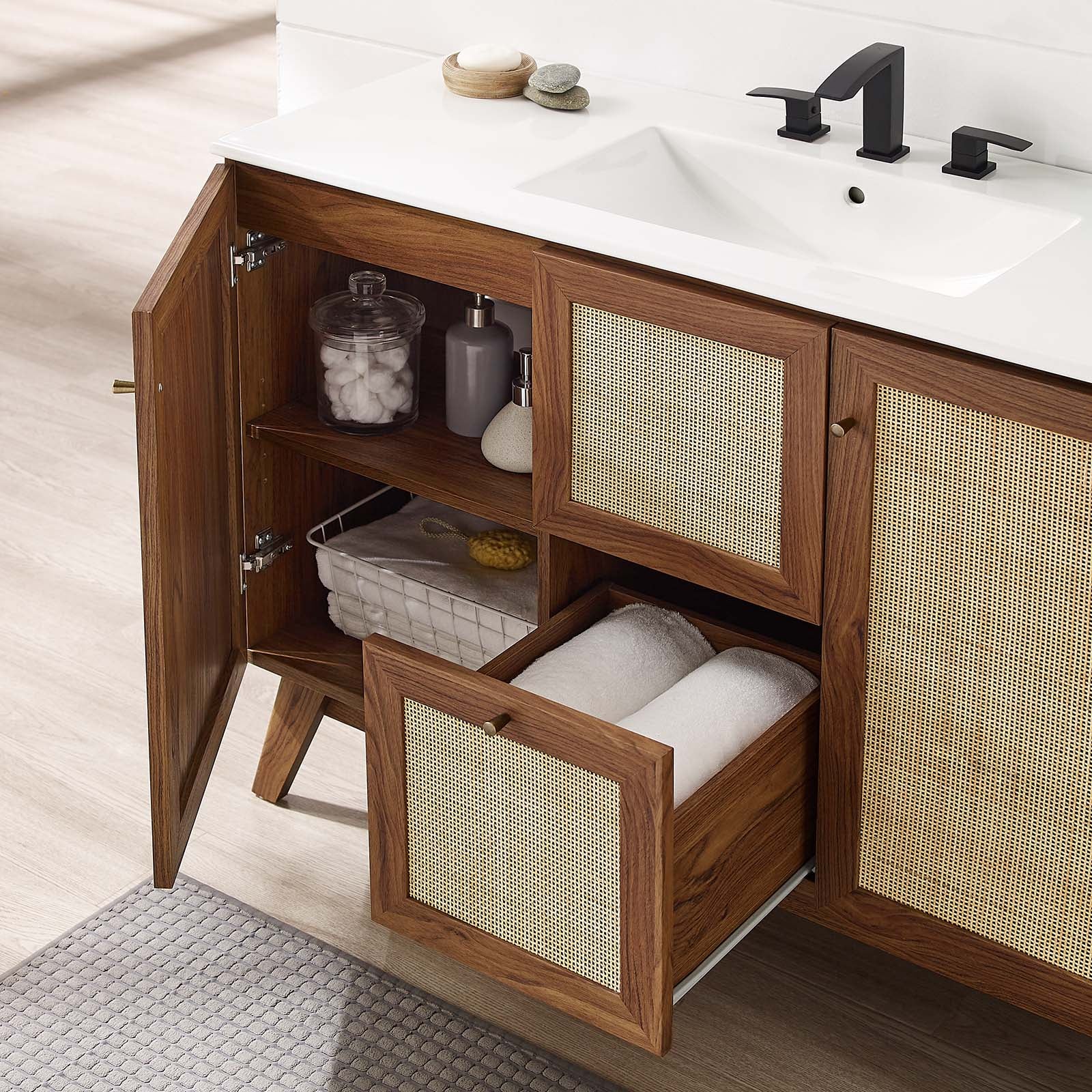 Soma 48” Single Sink Bathroom Vanity-Bathroom Vanity-Modway-Wall2Wall Furnishings