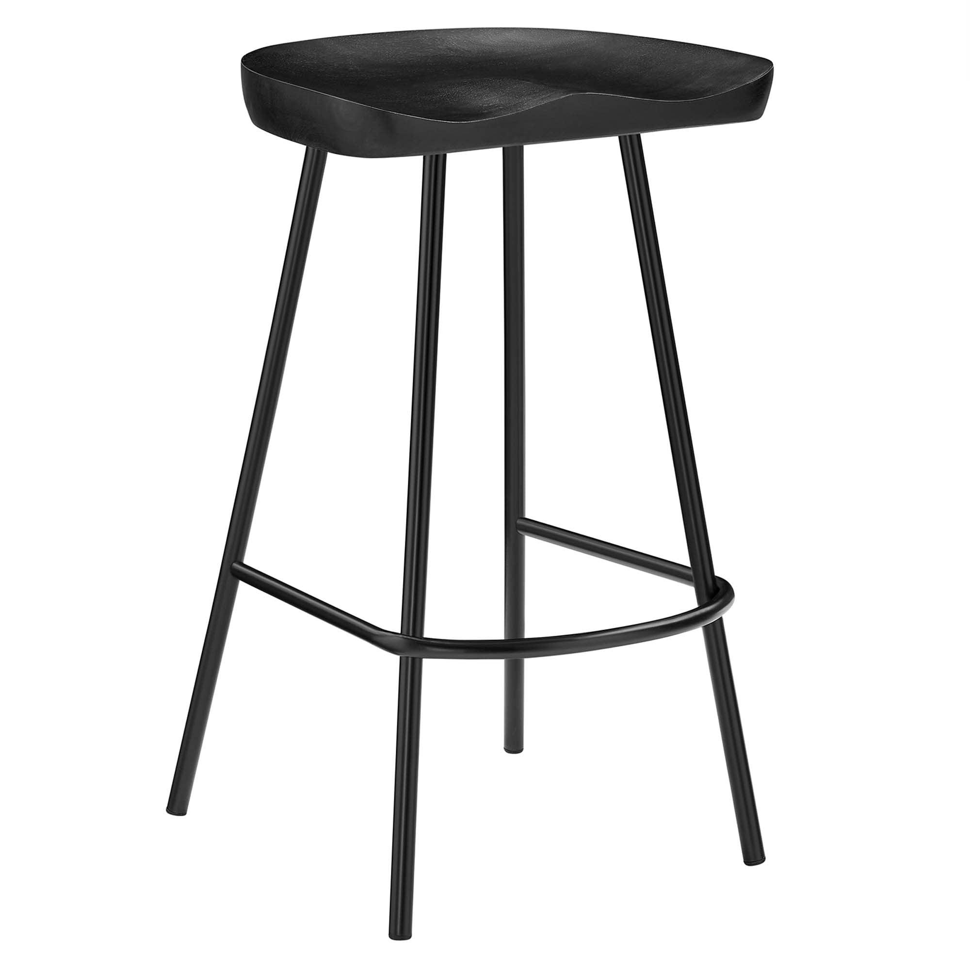 Concord Backless Wood Counter Stools Set of 2