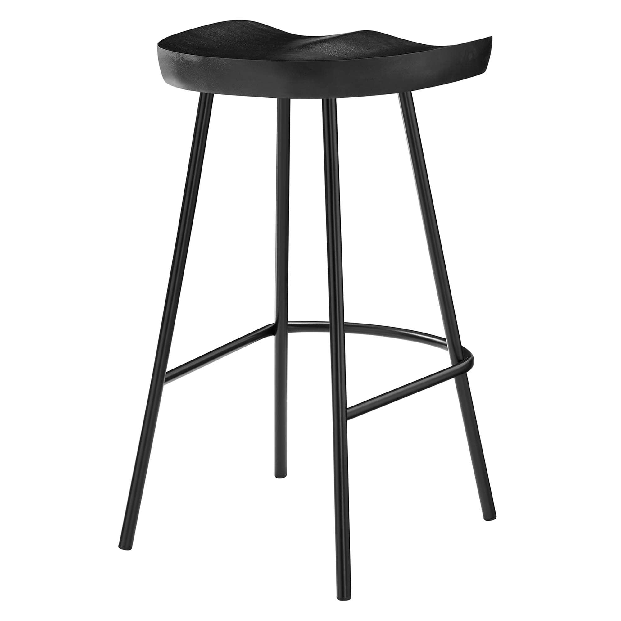 Concord Backless Wood Counter Stools Set of 2