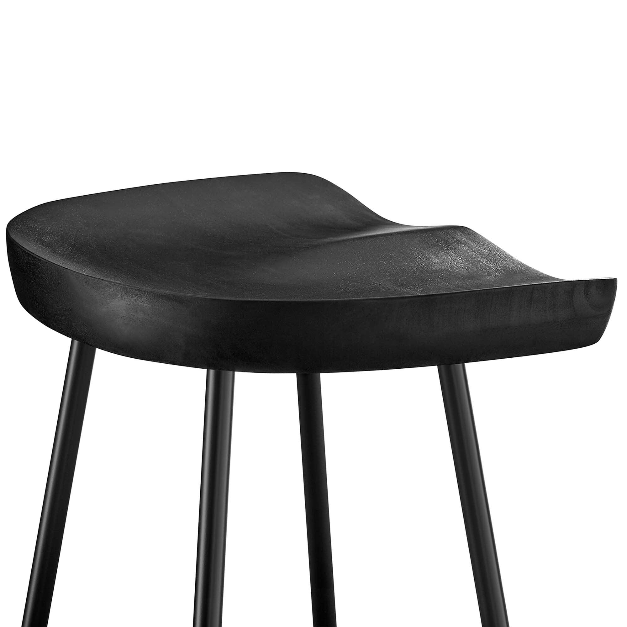 Concord Backless Wood Counter Stools Set of 2