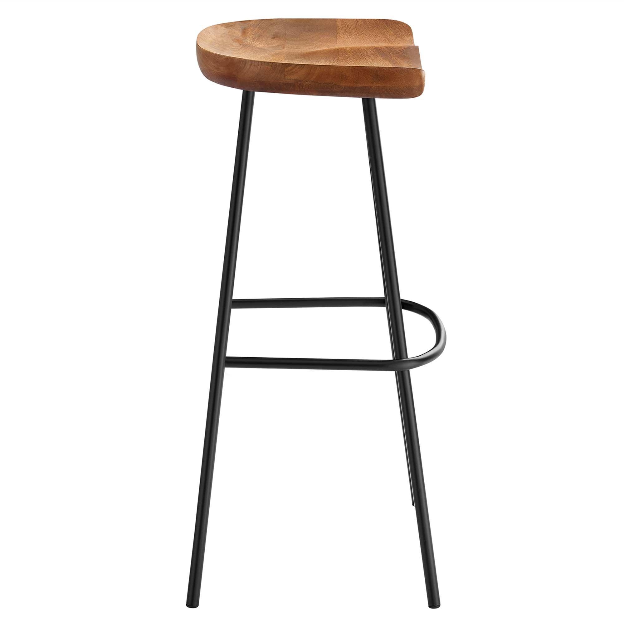 Concord Backless Wood Bar Stools Set of 2