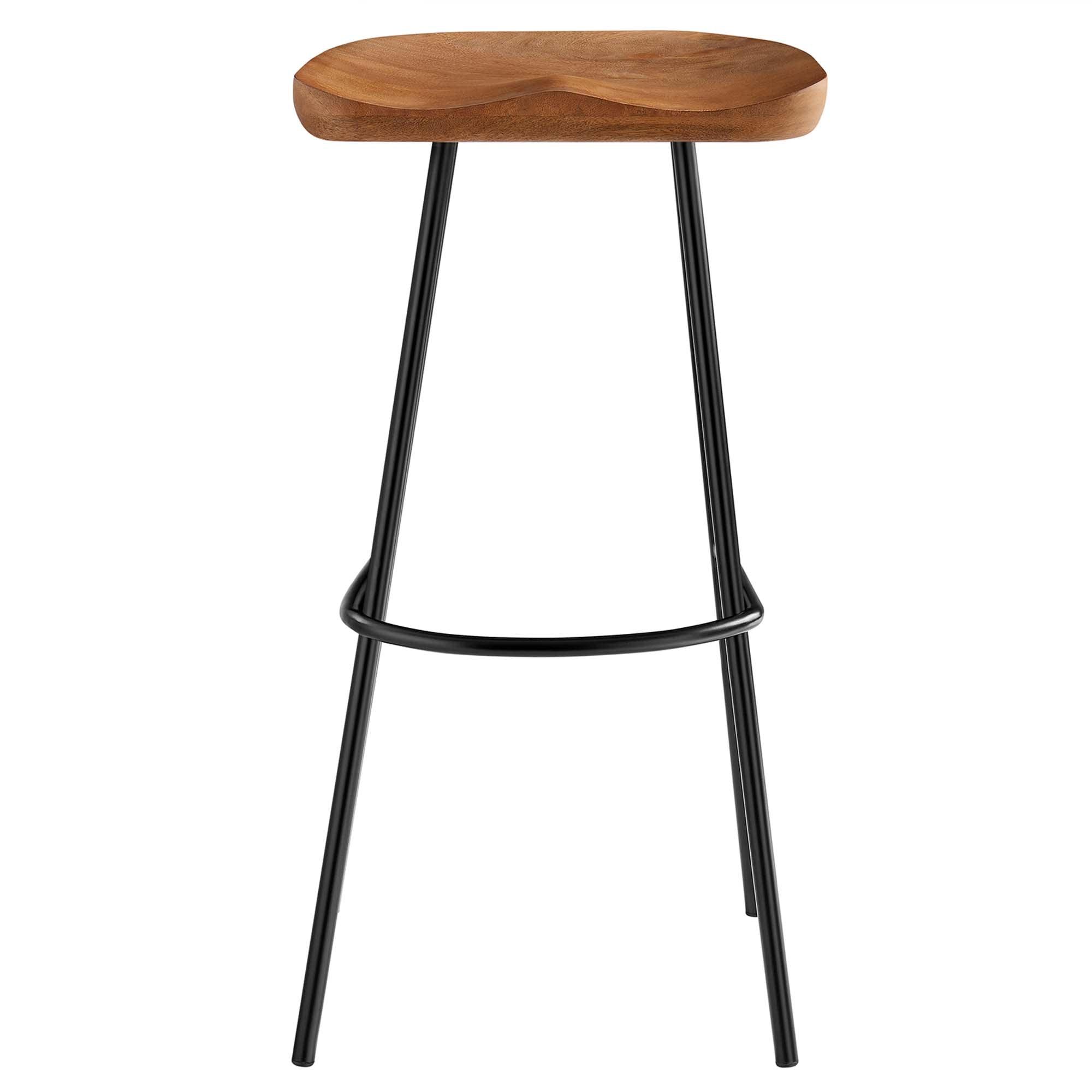 Concord Backless Wood Bar Stools Set of 2