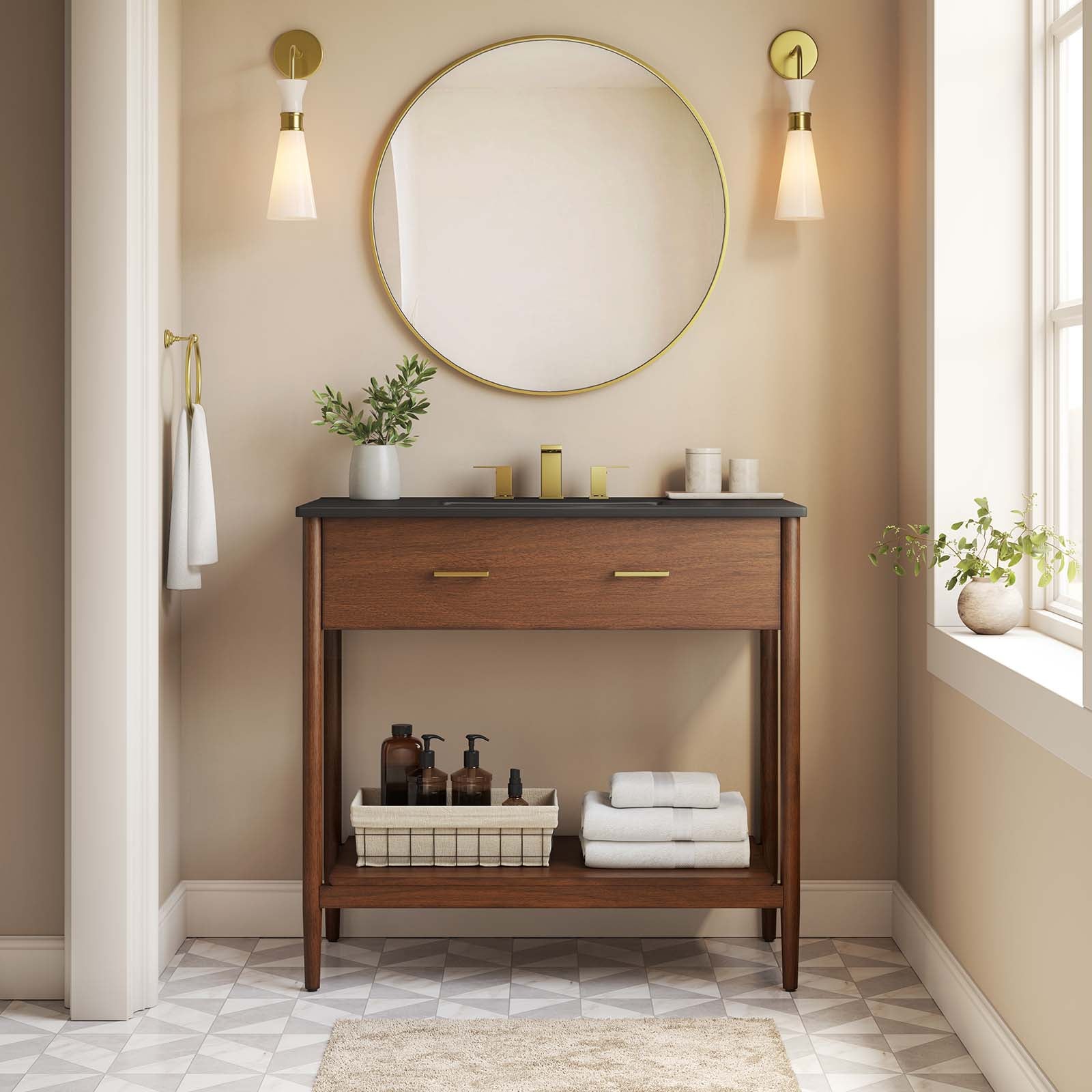 Zaire 36" Bathroom Vanity-Bathroom Vanity-Modway-Wall2Wall Furnishings