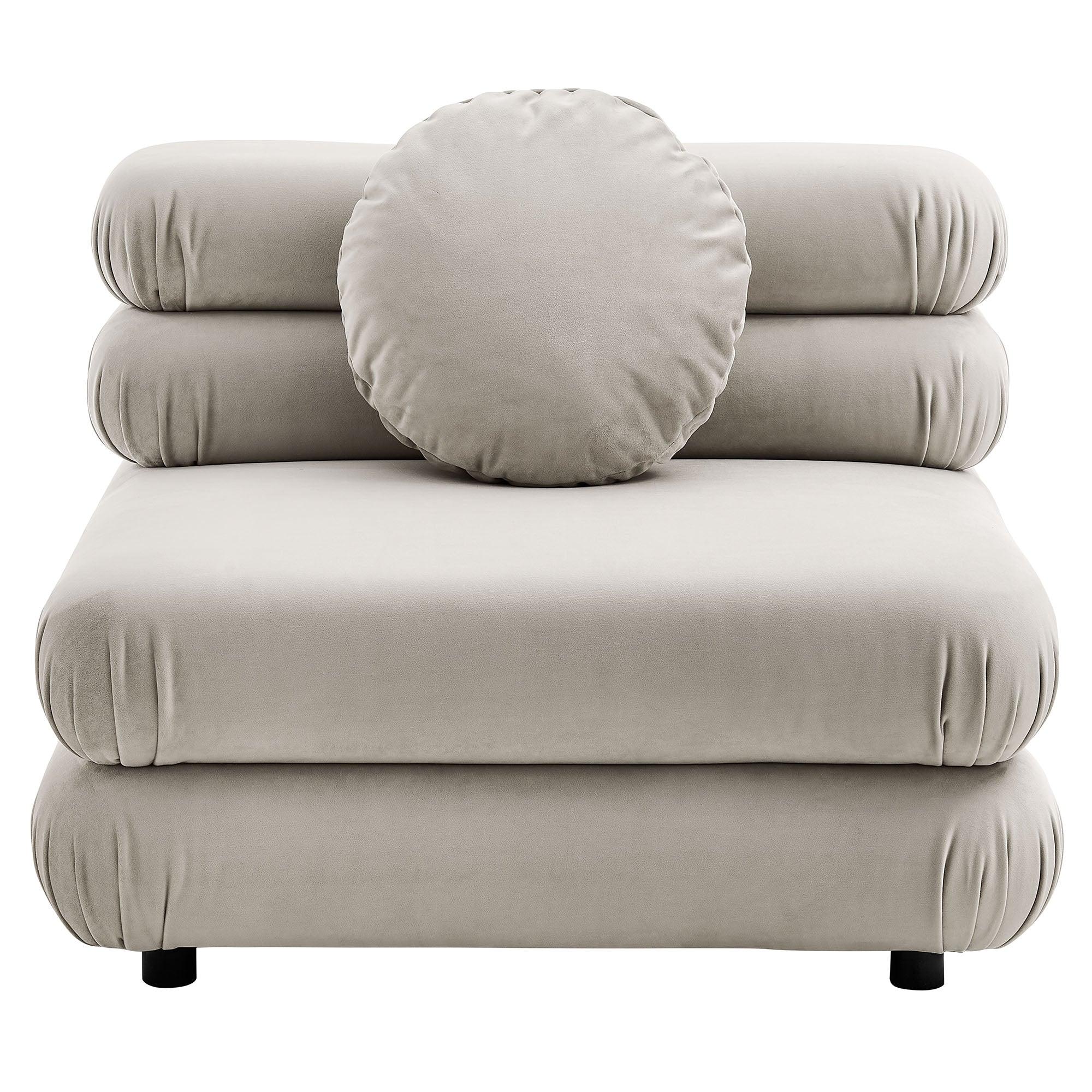 Jubilee 3-Piece Modular Performance Velvet Sectional Sofa