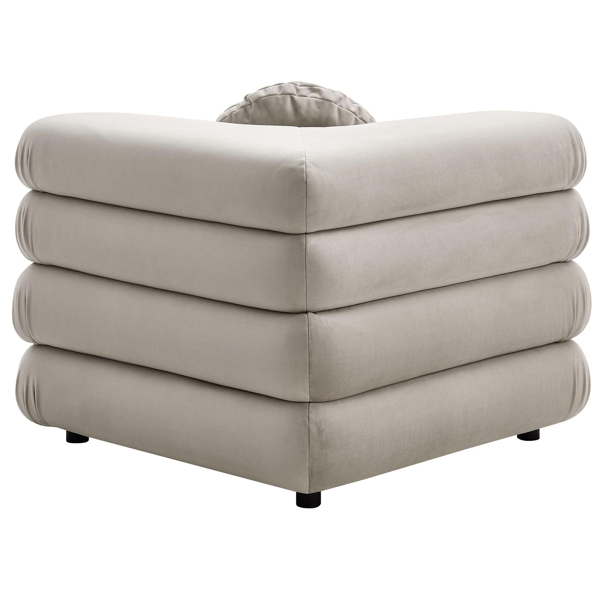 Jubilee 5-Piece Modular Performance Velvet Sectional Sofa