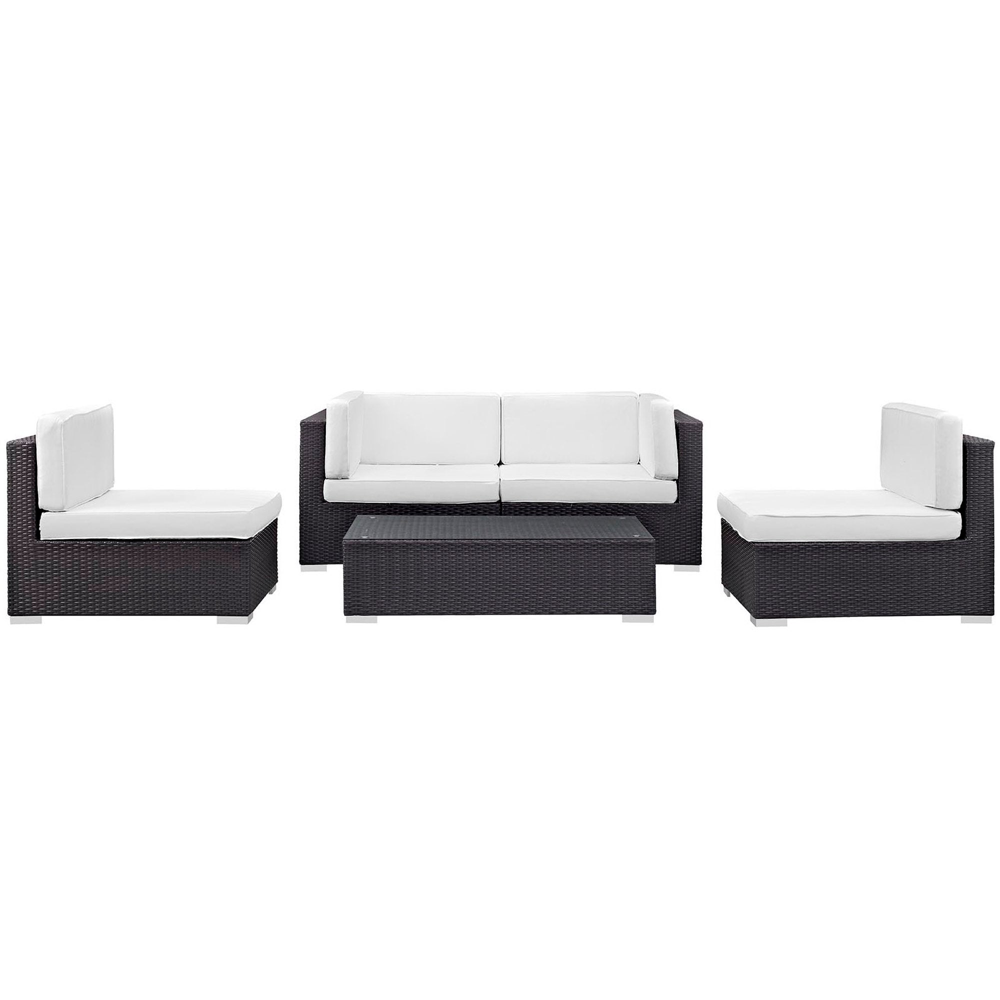 Camfora 5 Piece Outdoor Patio Sectional Set