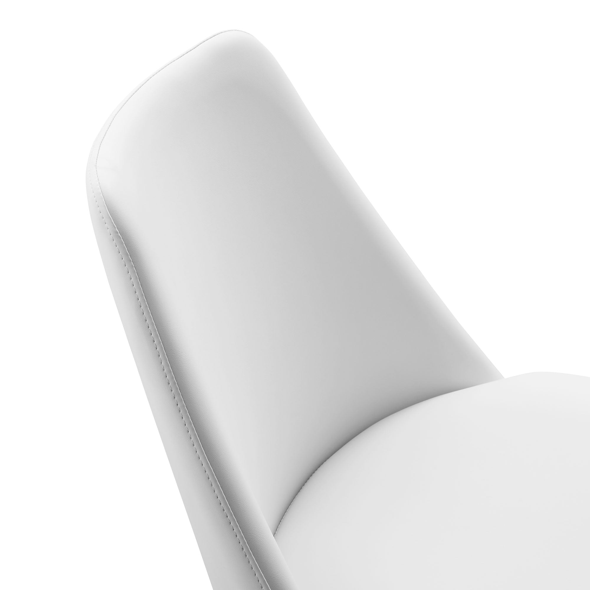 Lippa Swivel Dining Vegan Leather Side Chair
