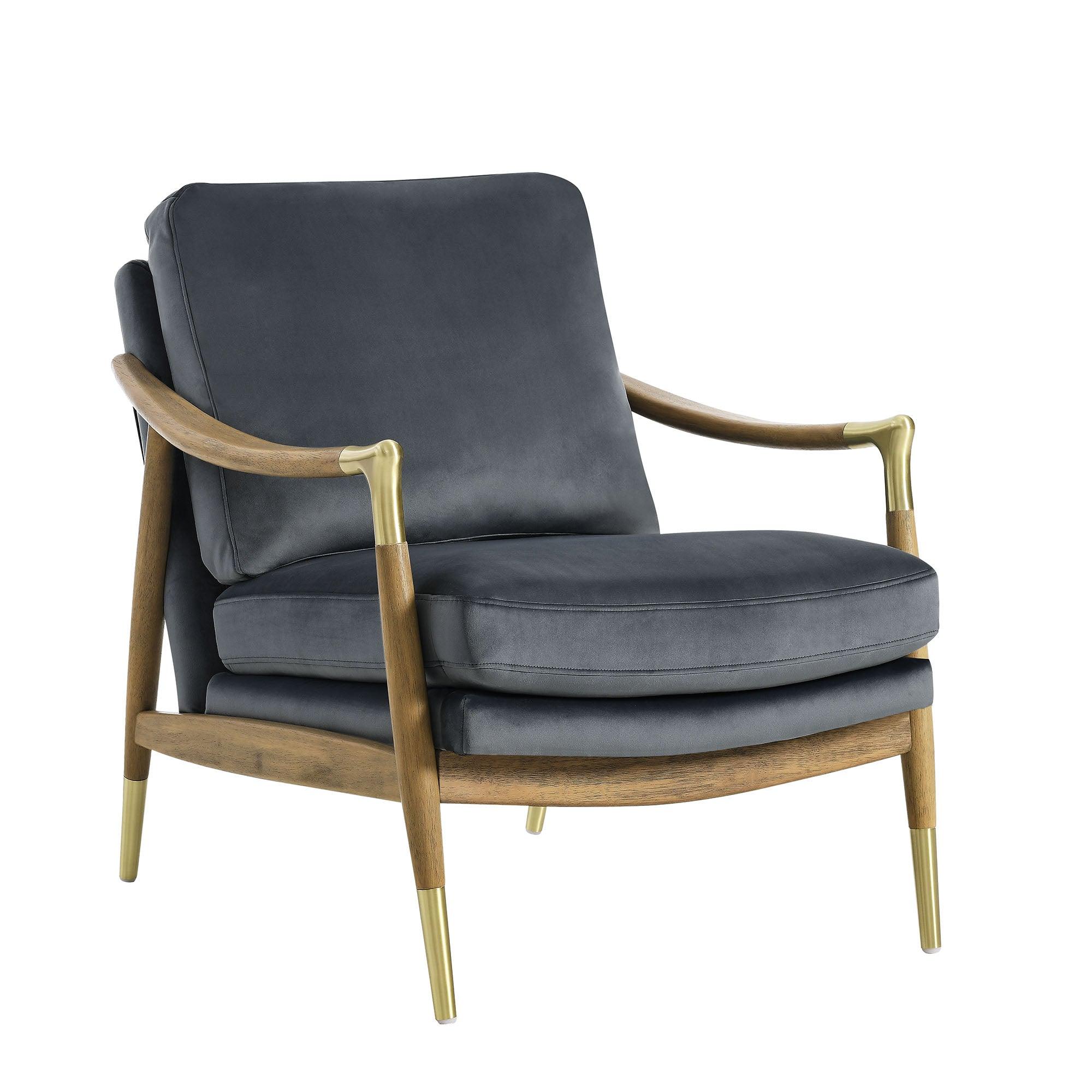 Langford Performance Velvet Accent Armchair