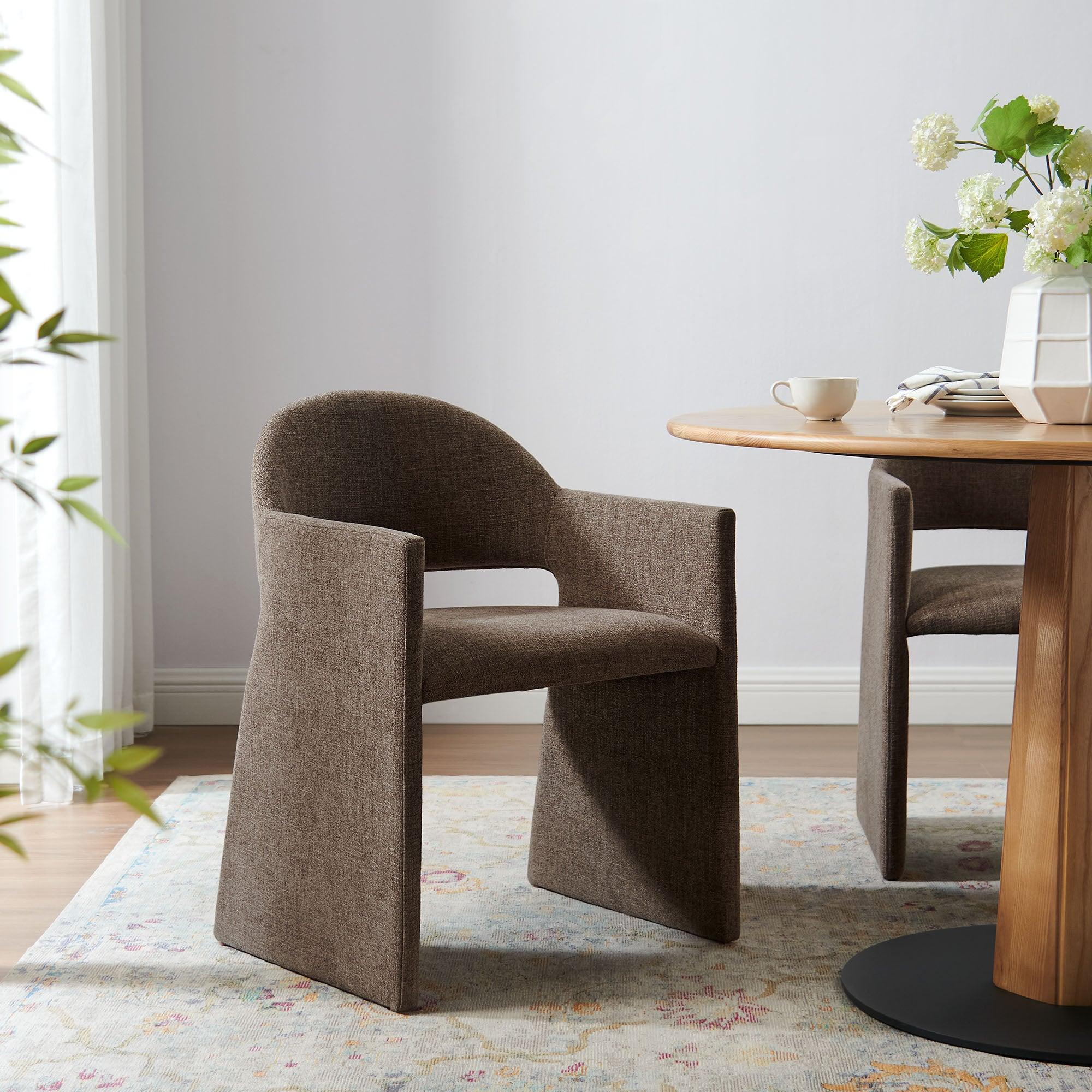 Talia Upholstered Fabric Dining Armchair