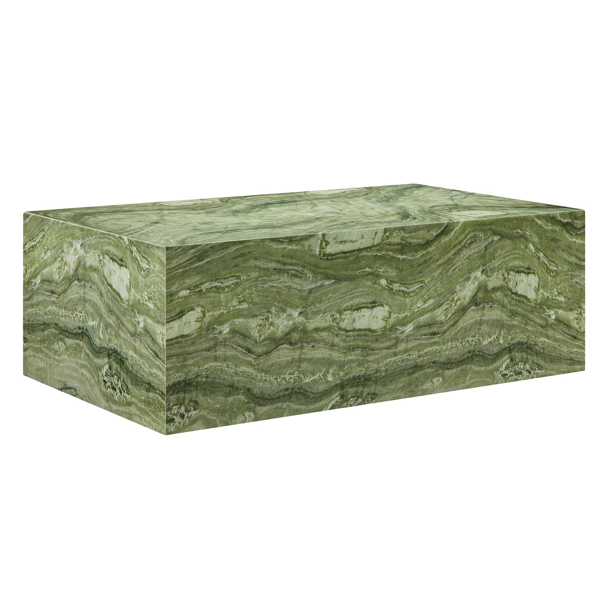 Jordana Square Plinth Indoor - Outdoor Patio Concrete Coffee Table