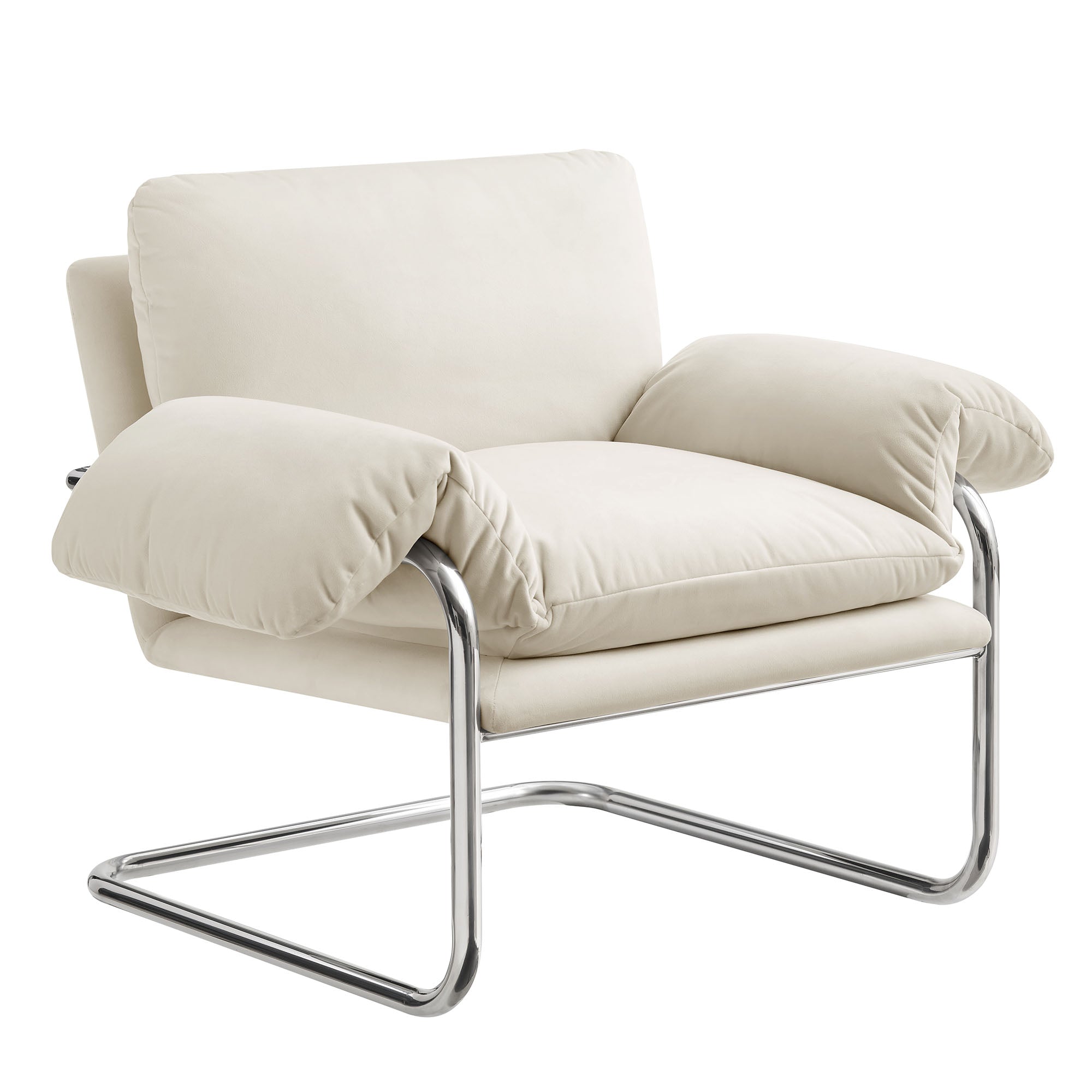 Ansel Performance Velvet Accent Chair