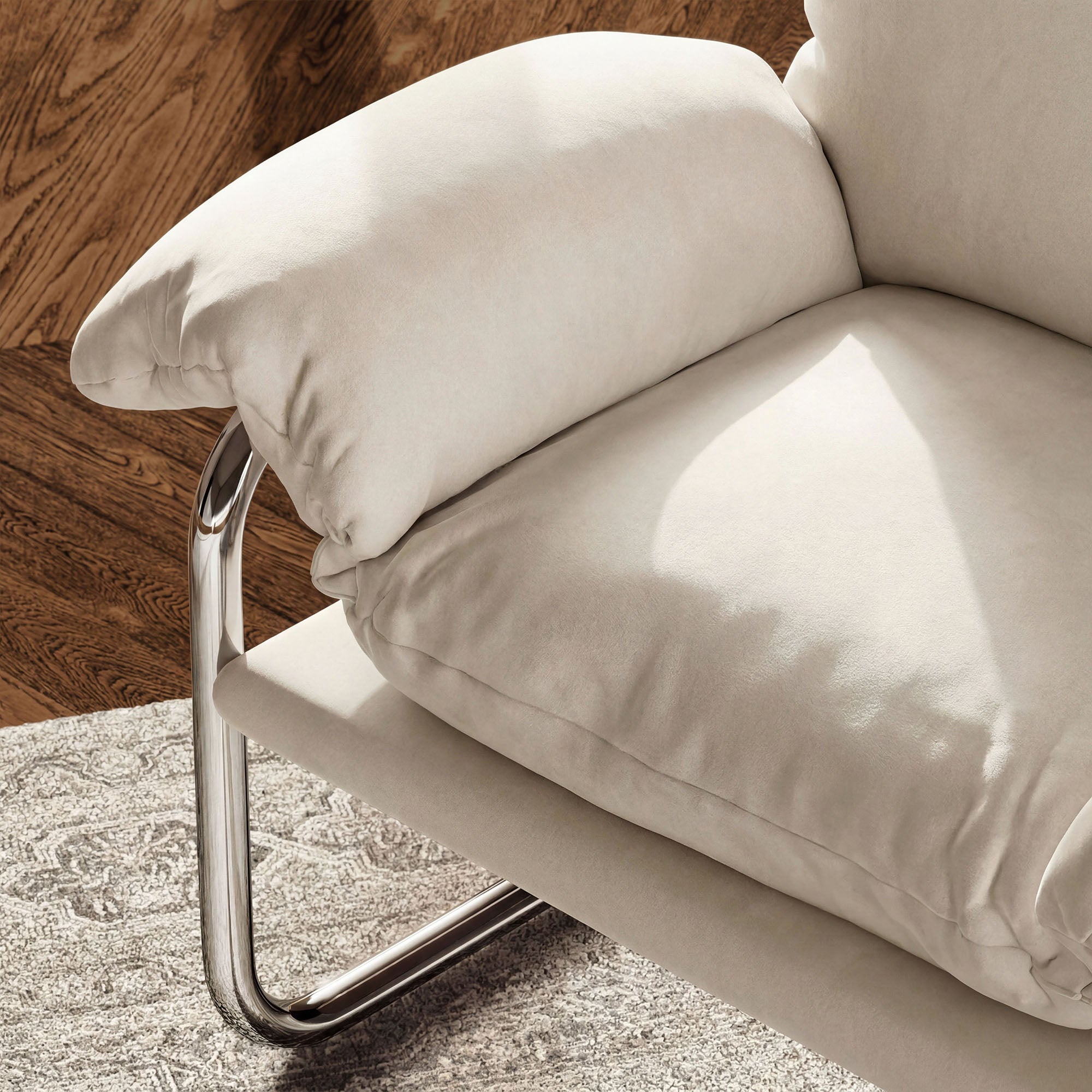 Ansel Performance Velvet Accent Chair