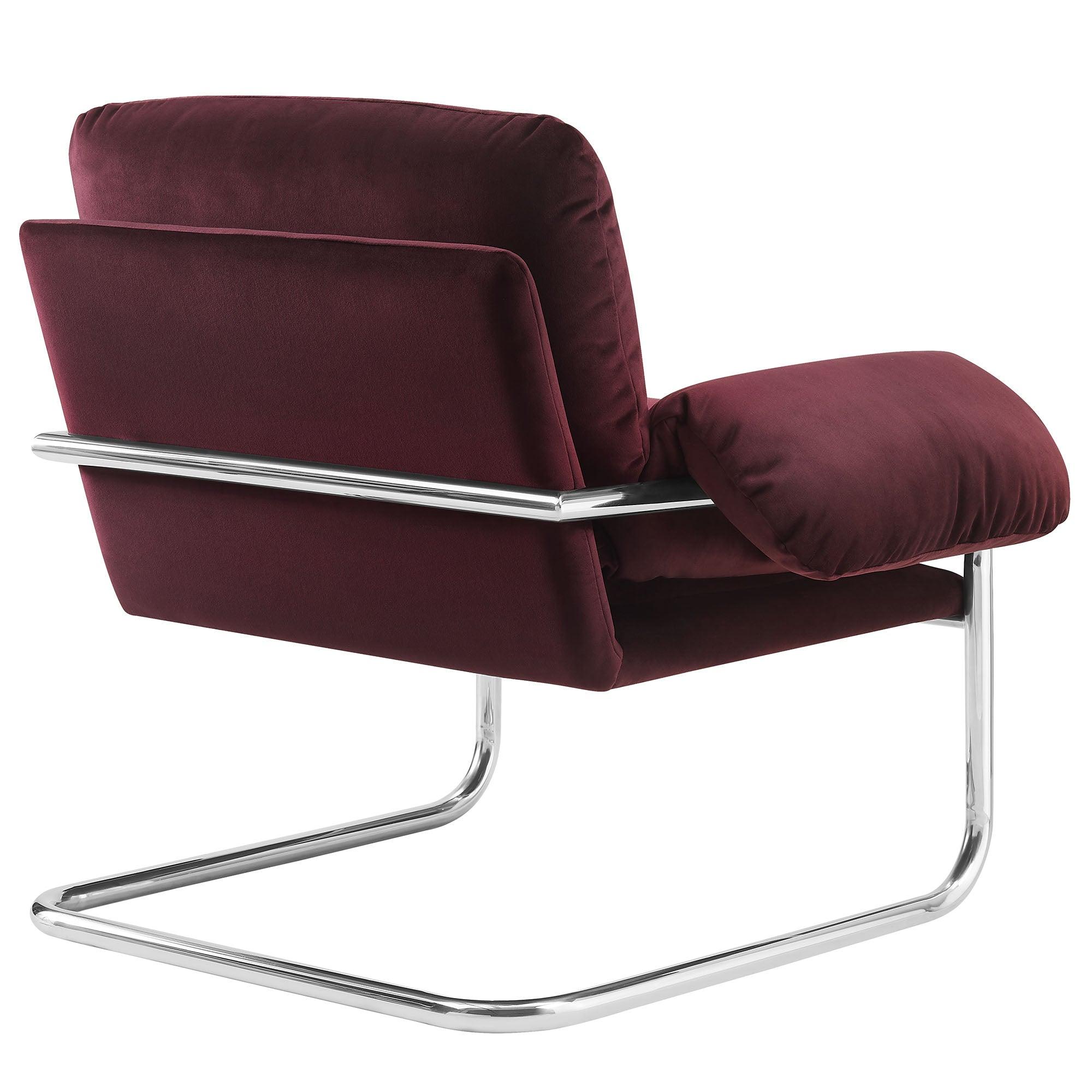 Ansel Performance Velvet Accent Chair