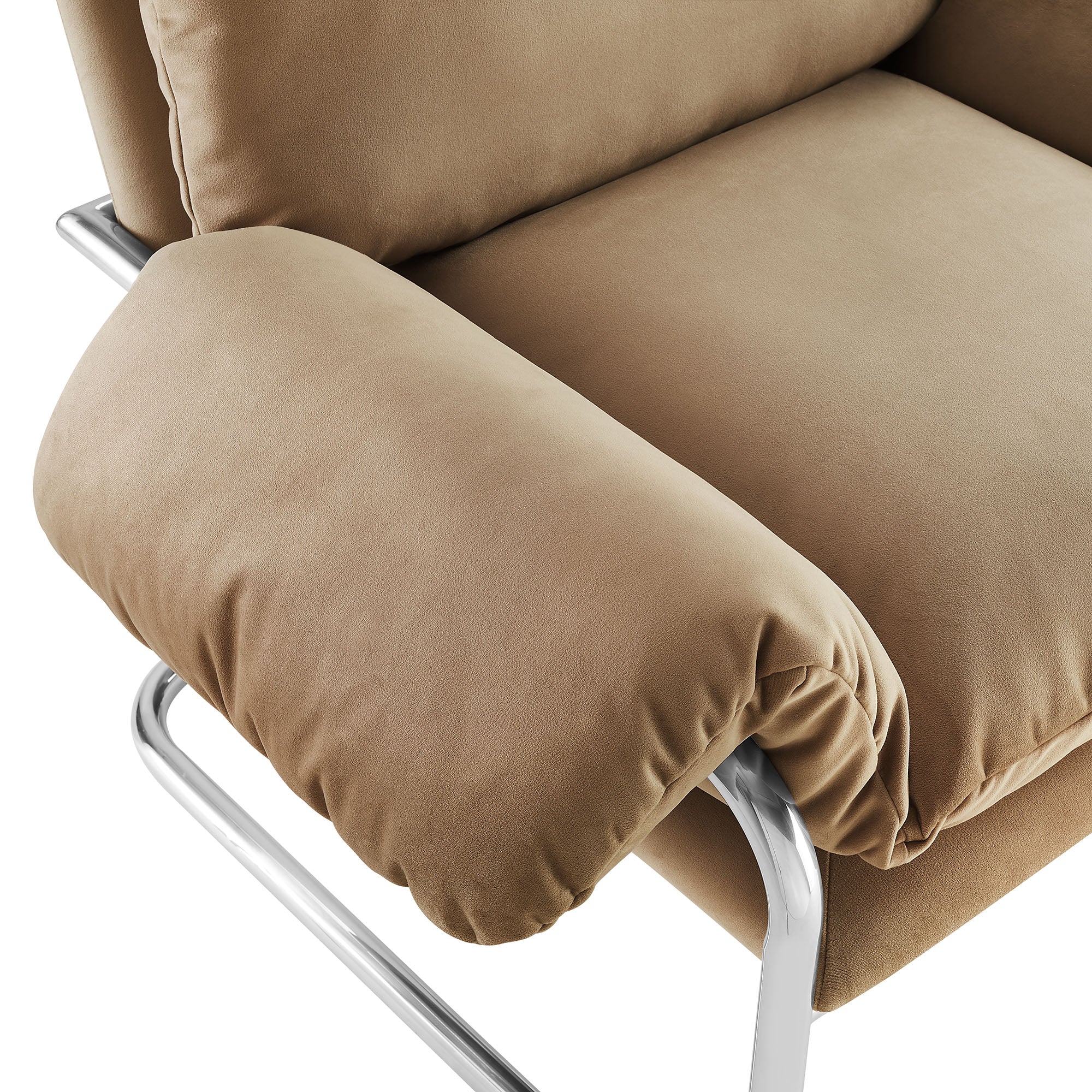 Ansel Performance Velvet Accent Chair