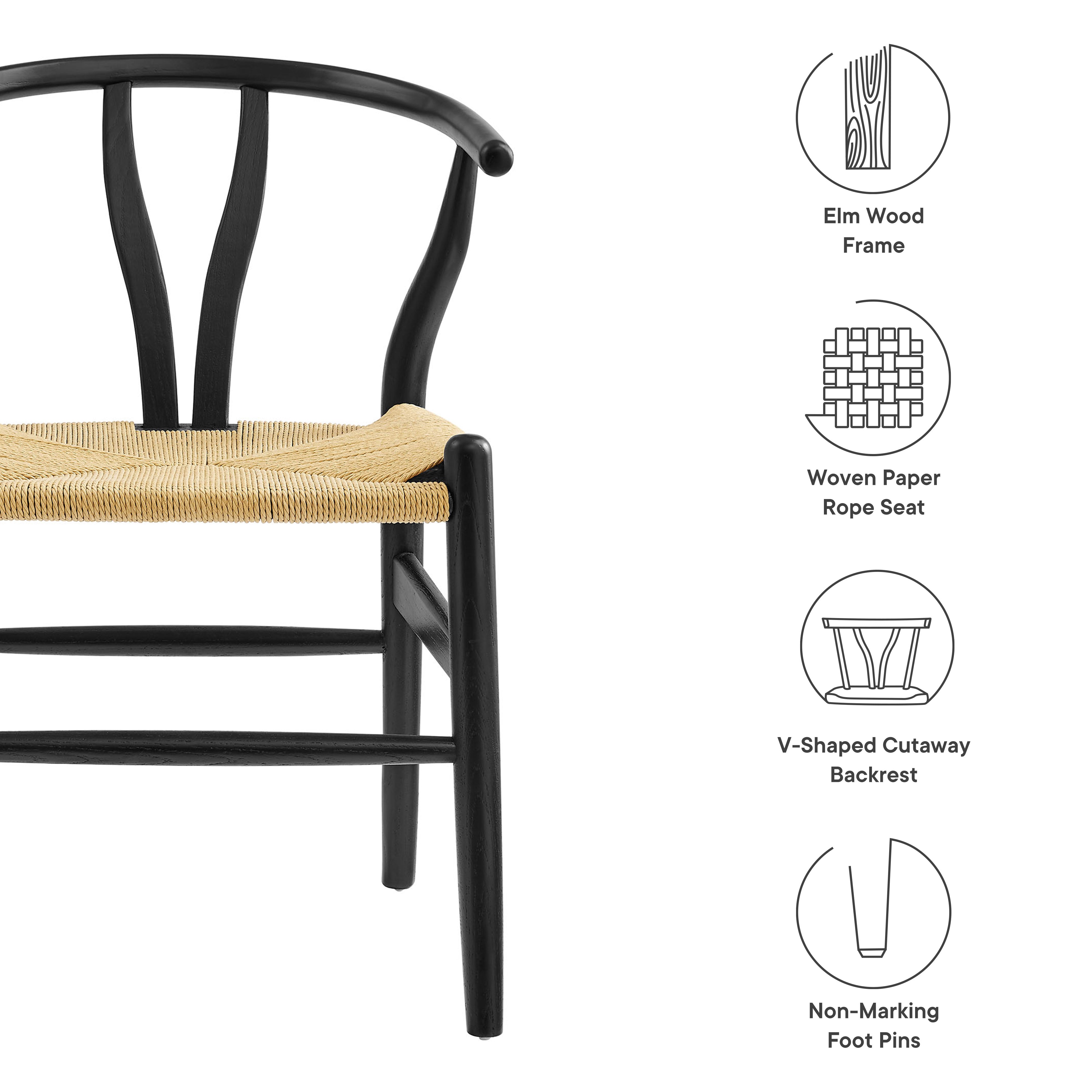Amish 29" Wood Dining Chair