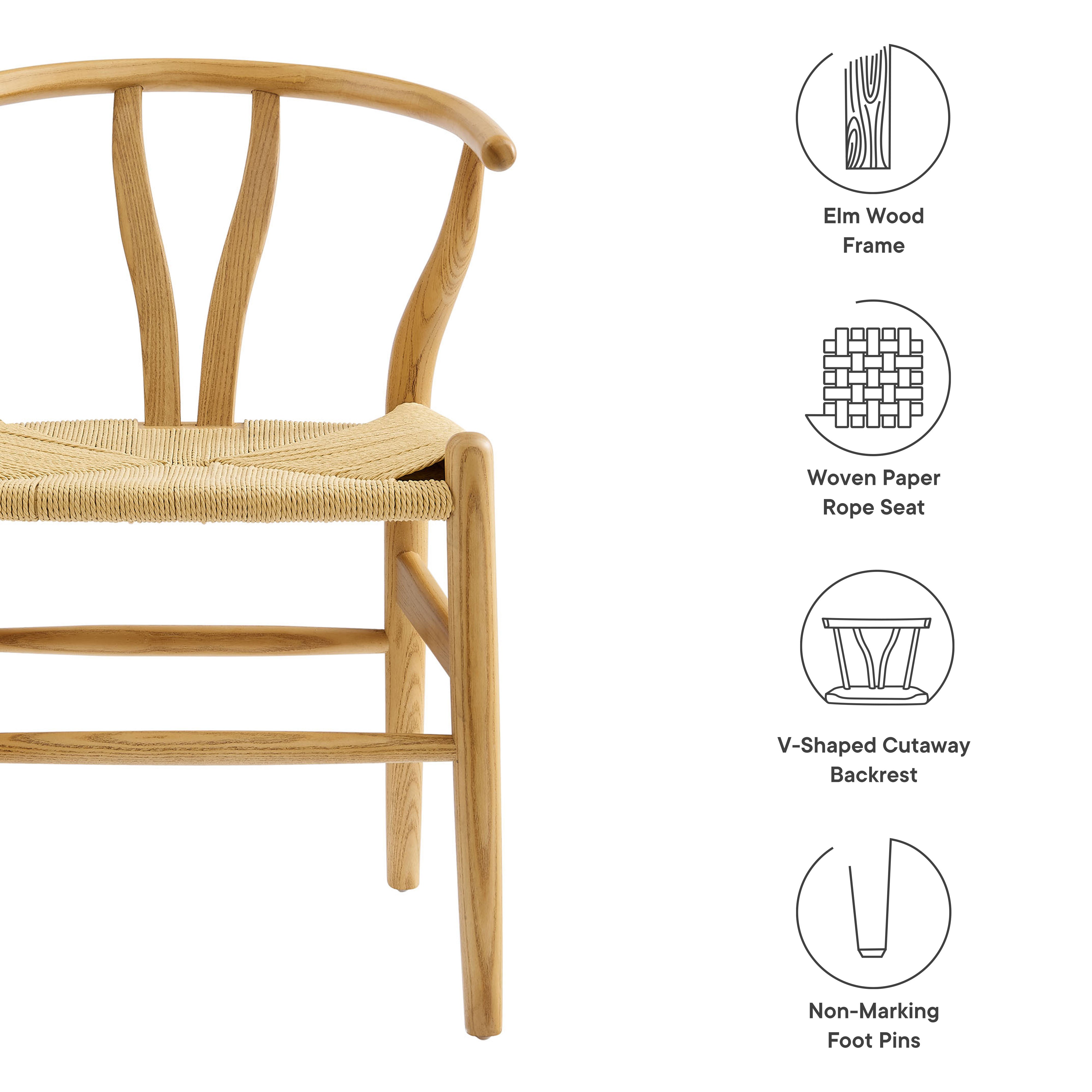 Amish 29" Wood Dining Chair