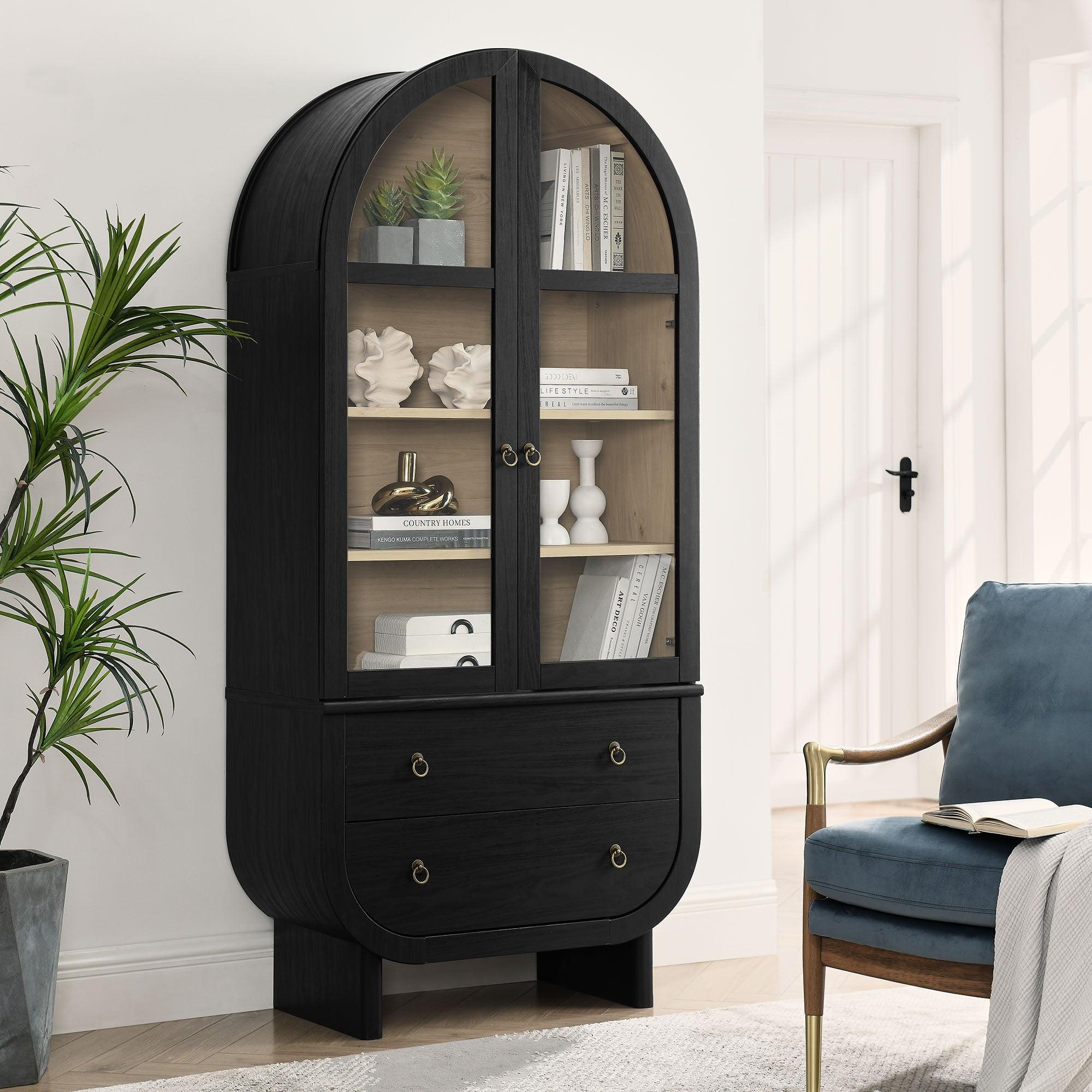Nyx Arched Display Cabinet