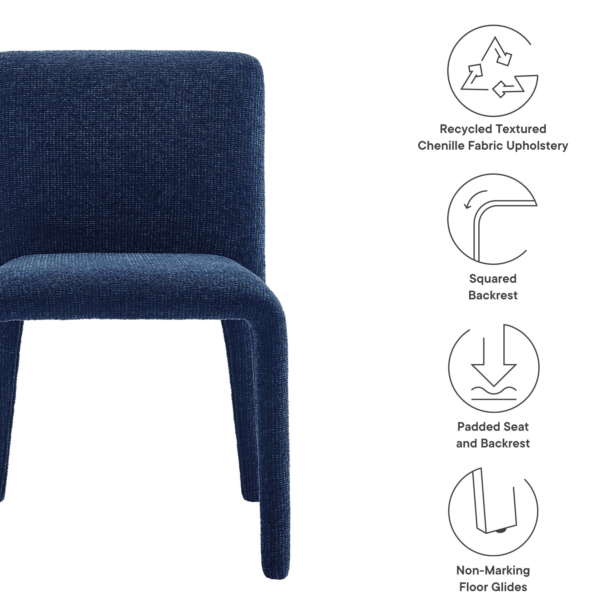 Rhodes Fabric Upholstered Dining Chair