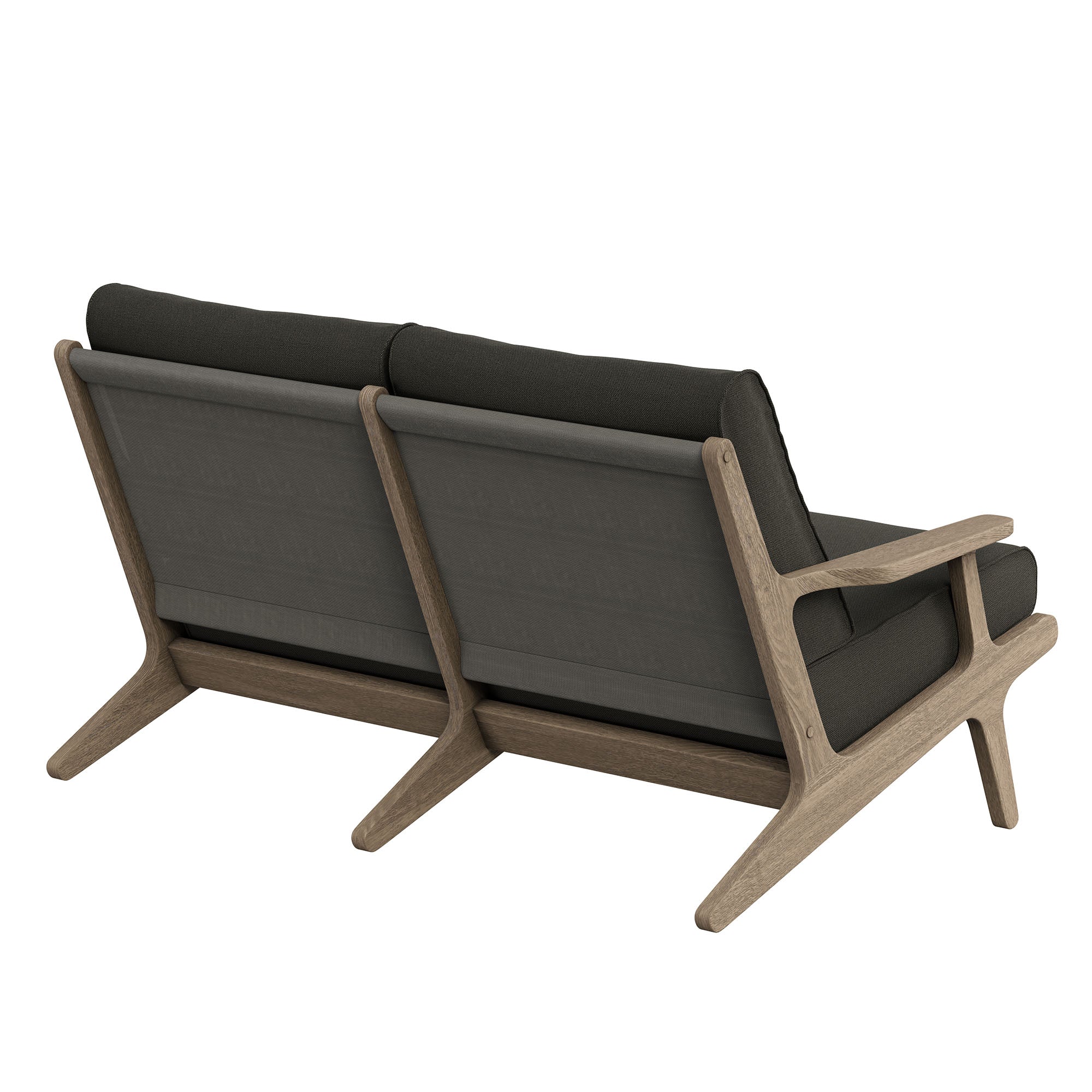 Saratoga Outdoor Patio Teak Wood Loveseat