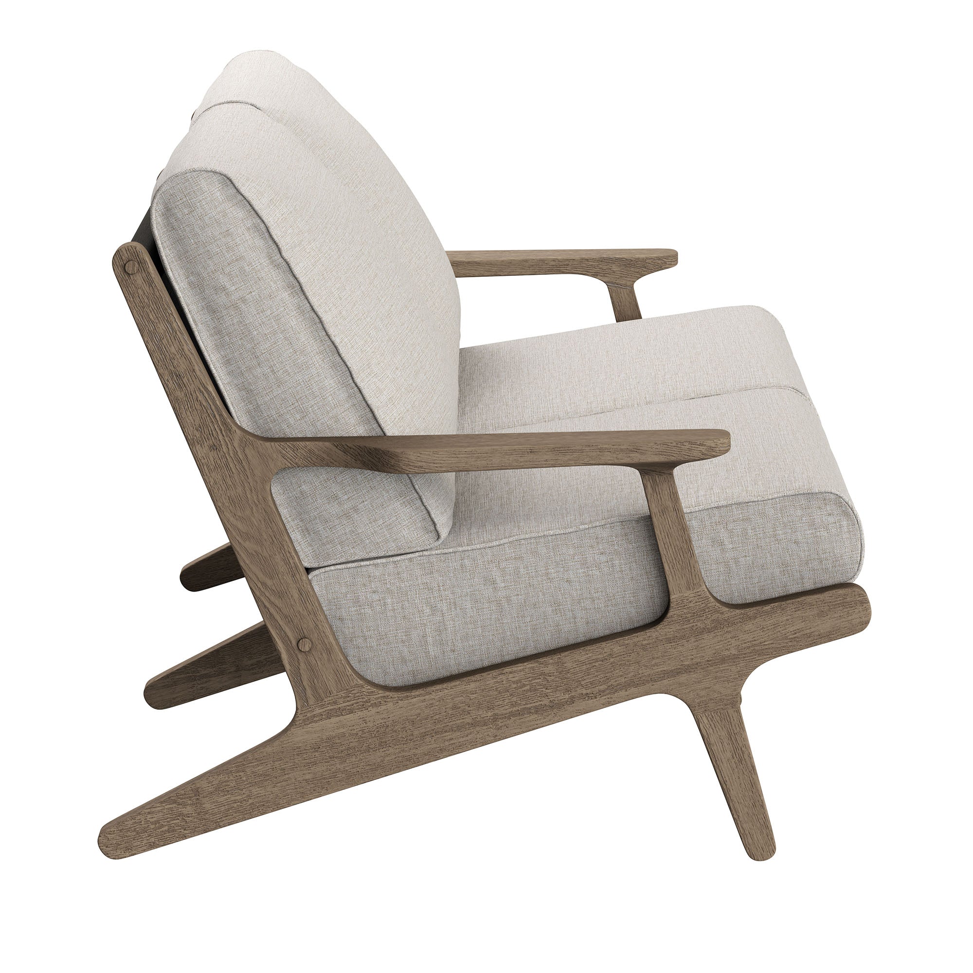 Saratoga 4-Piece Outdoor Patio Teak Wood Furniture Set