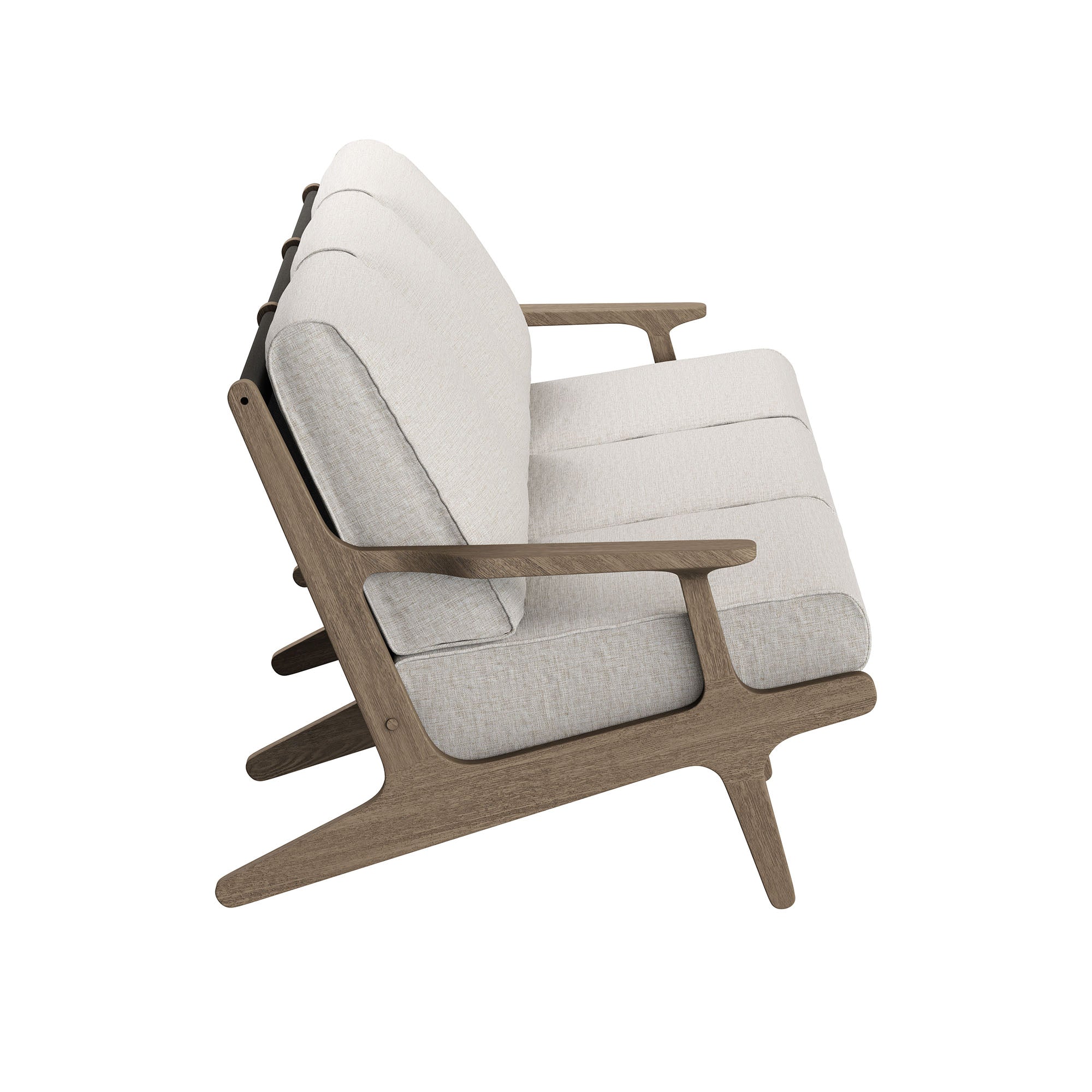 Saratoga 4-Piece Outdoor Patio Teak Wood Furniture Set