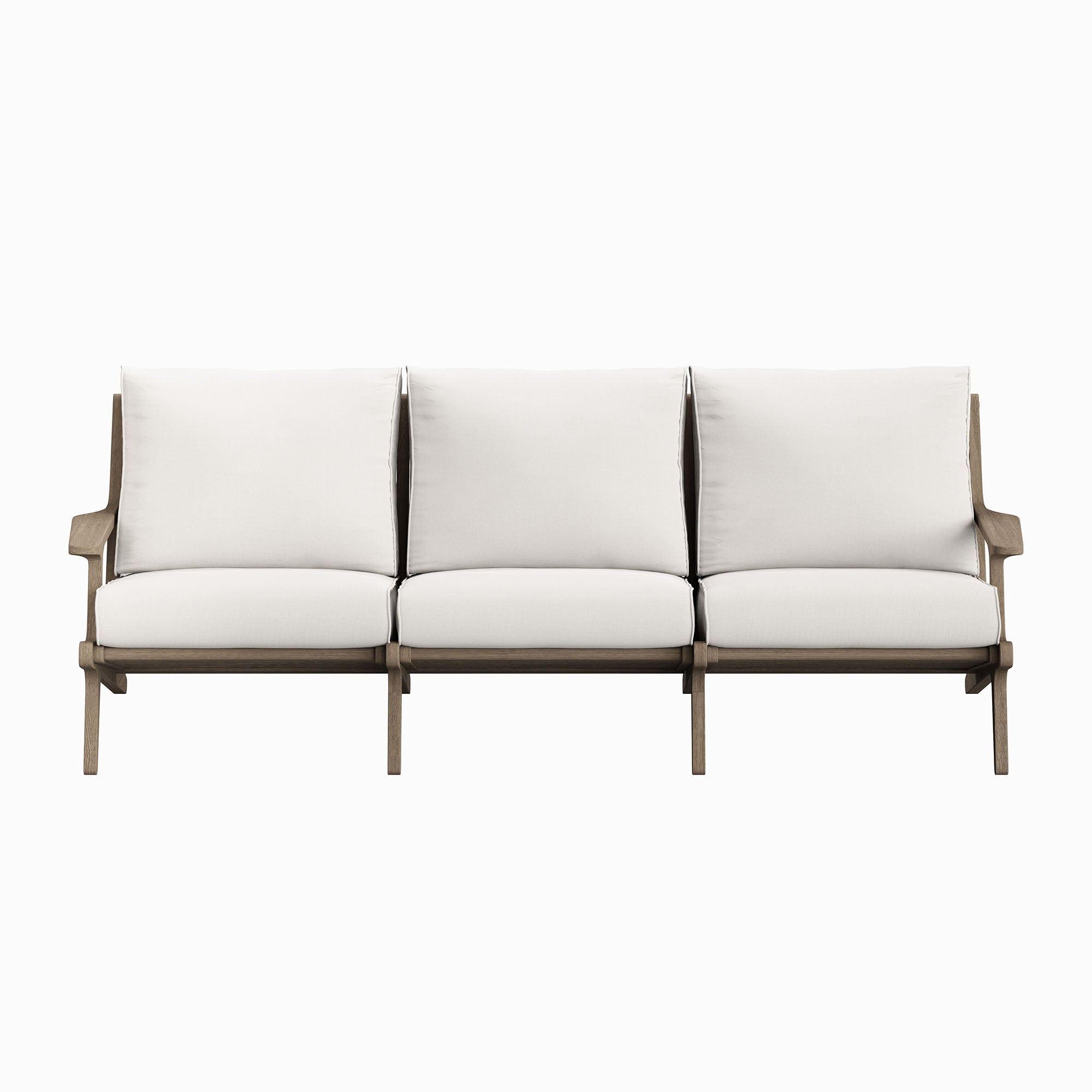 Saratoga Outdoor Patio Teak Sofa
