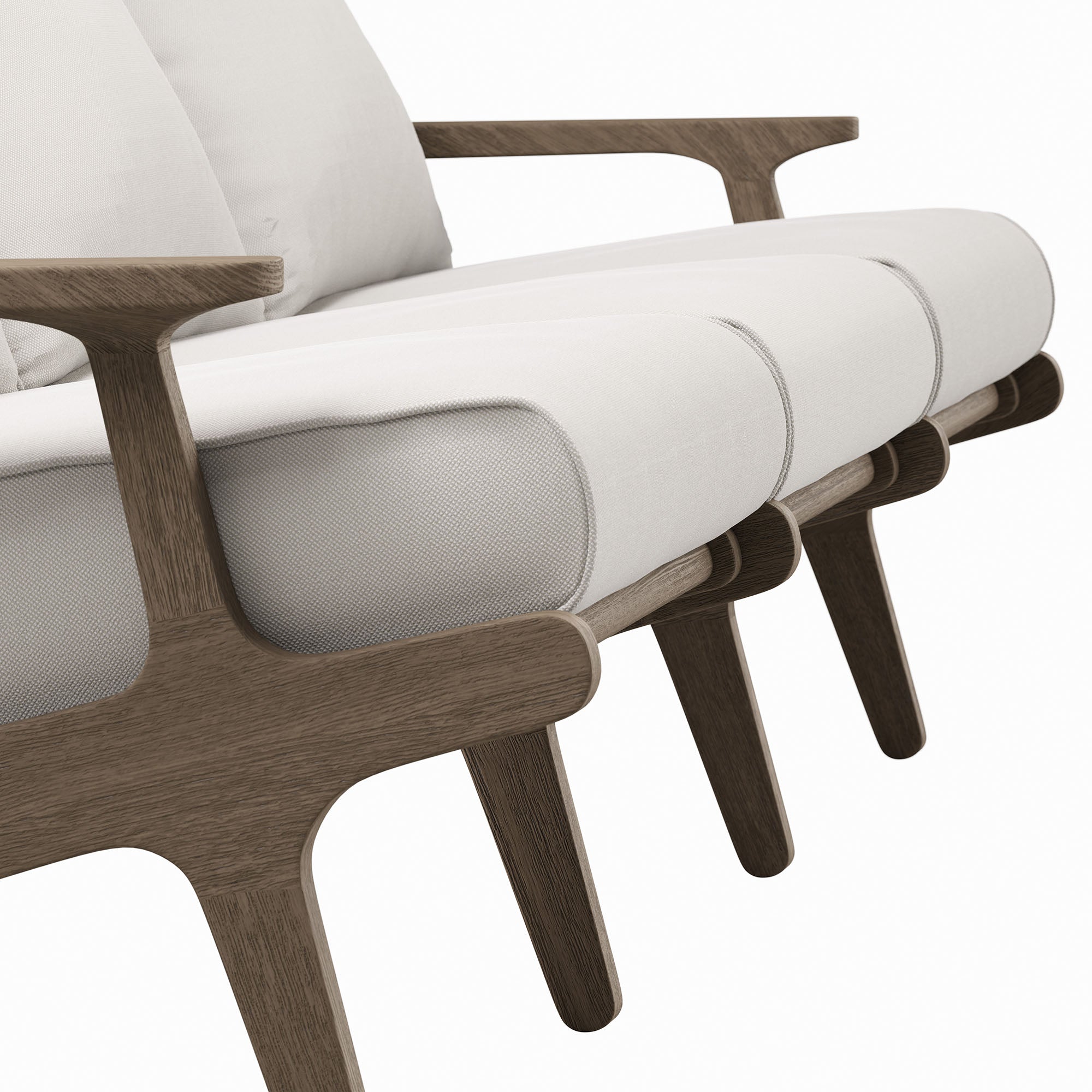 Saratoga Outdoor Patio Teak Sofa