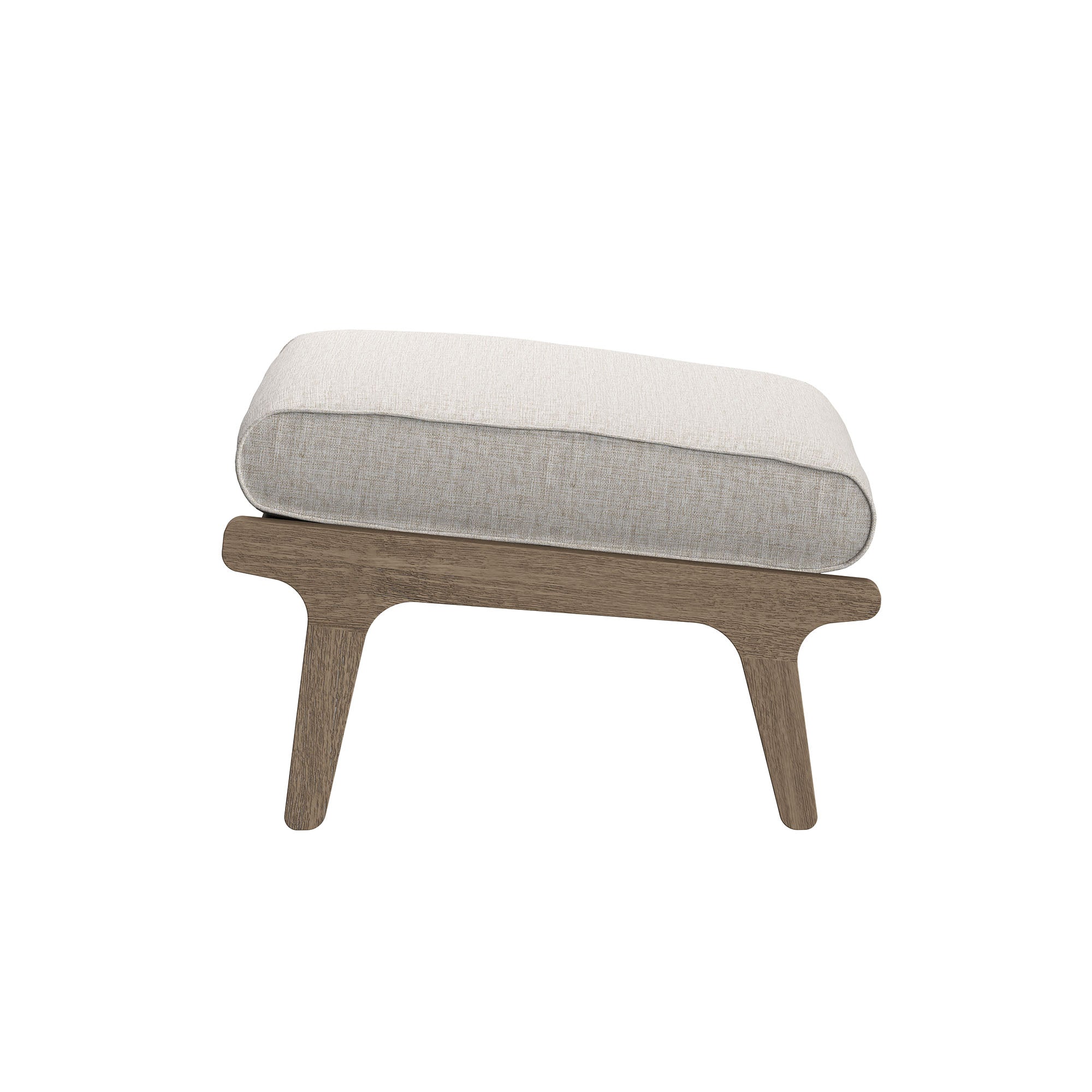Saratoga Outdoor Patio Teak Wood Chair and Ottoman Set