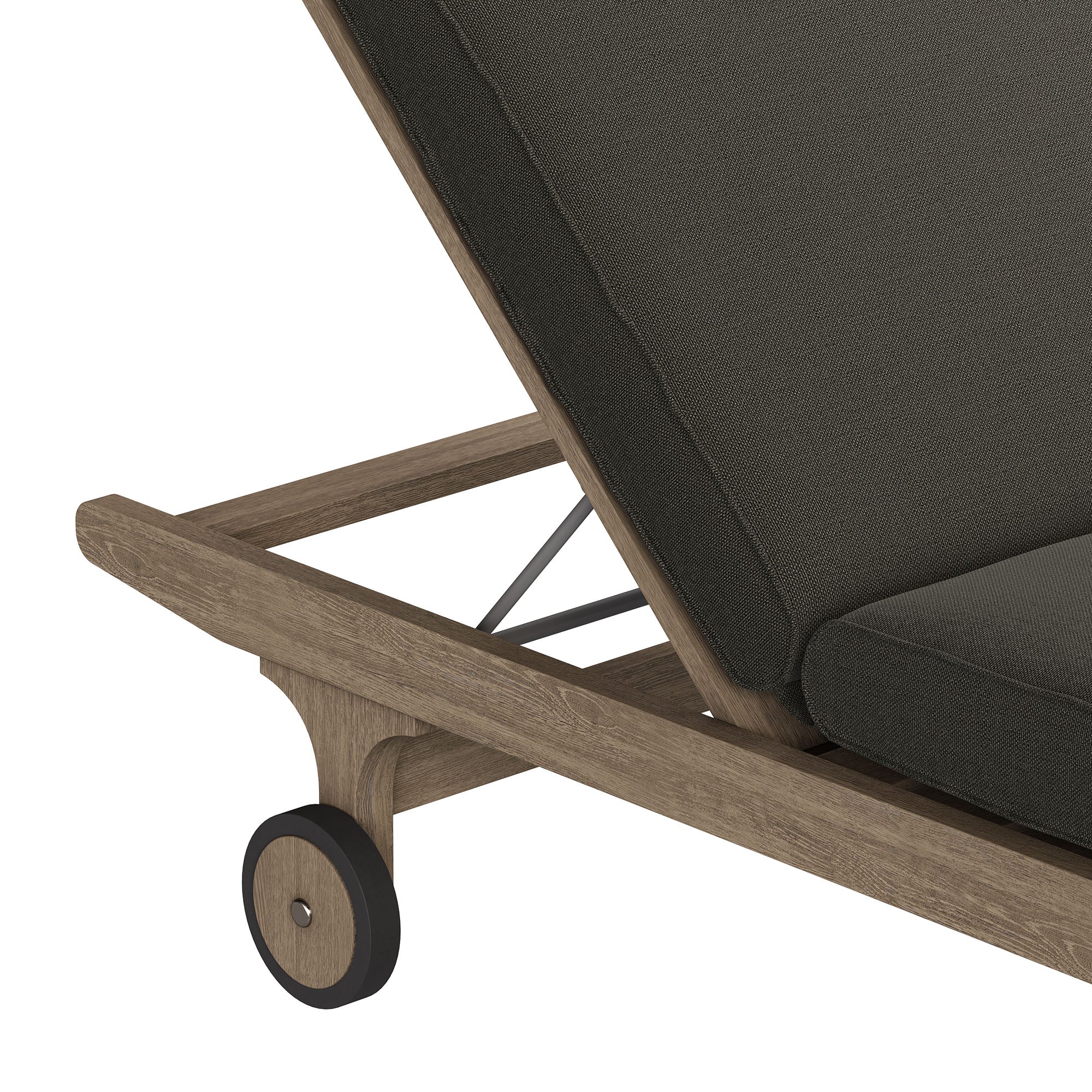 Saratoga Outdoor Patio Teak Chaise Lounge Chair
