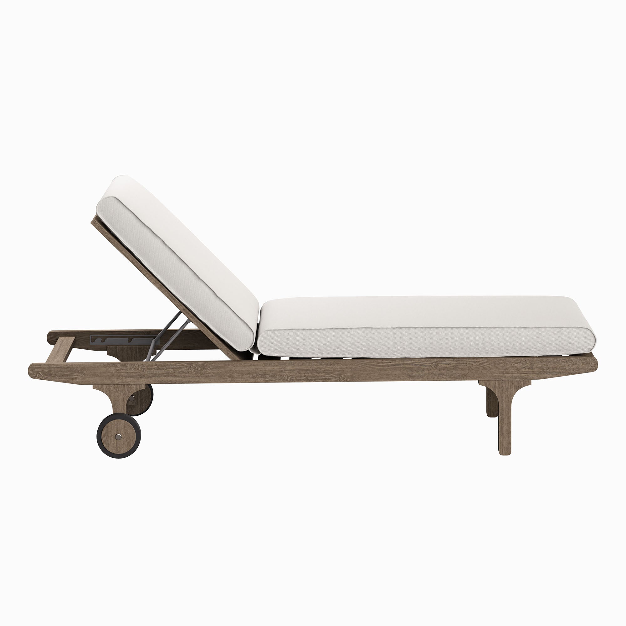Saratoga Outdoor Patio Teak Chaise Lounge Chair